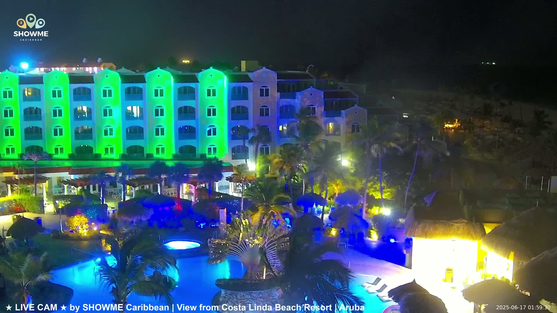 Carribean, Aruba Eagle Beach  Live Cam - Eagle Beach, Orenjstad West, Aruba, Netherland