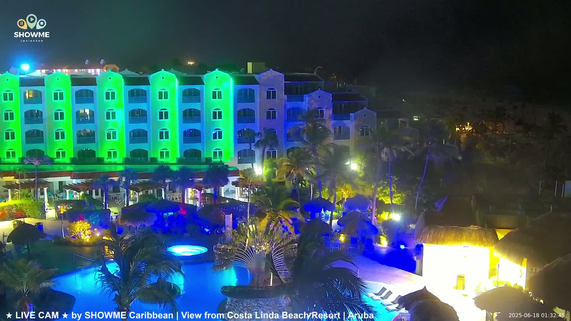 Carribean, Aruba Eagle Beach  Live Cam - Eagle Beach, Orenjstad West, Aruba, Netherland