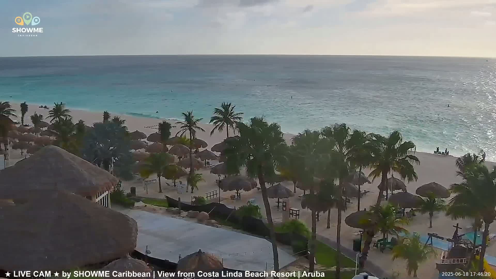 Carribean, Aruba Eagle Beach  Live Cam - Eagle Beach, Orenjstad West, Aruba, Netherland
