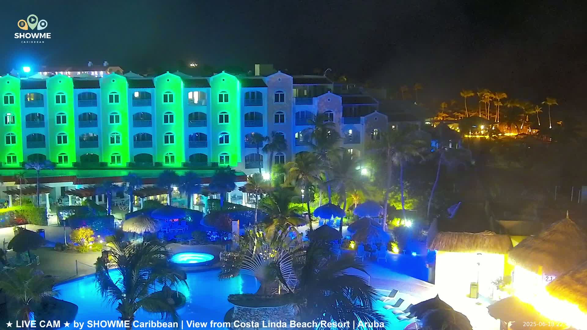 Carribean, Aruba Eagle Beach  Live Cam - Eagle Beach, Orenjstad West, Aruba, Netherland