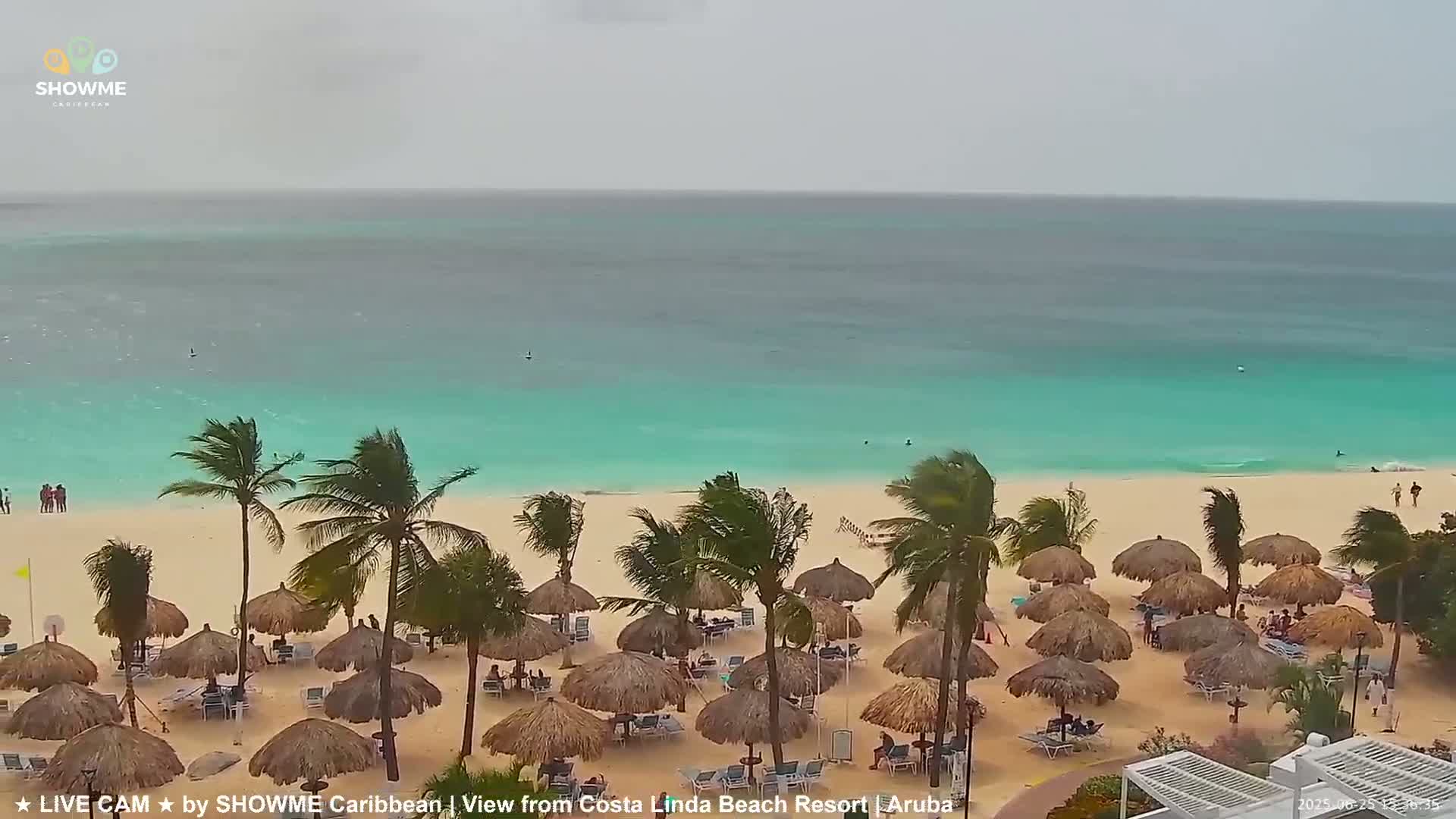 Carribean, Aruba Eagle Beach  Live Cam - Eagle Beach, Orenjstad West, Aruba, Netherland