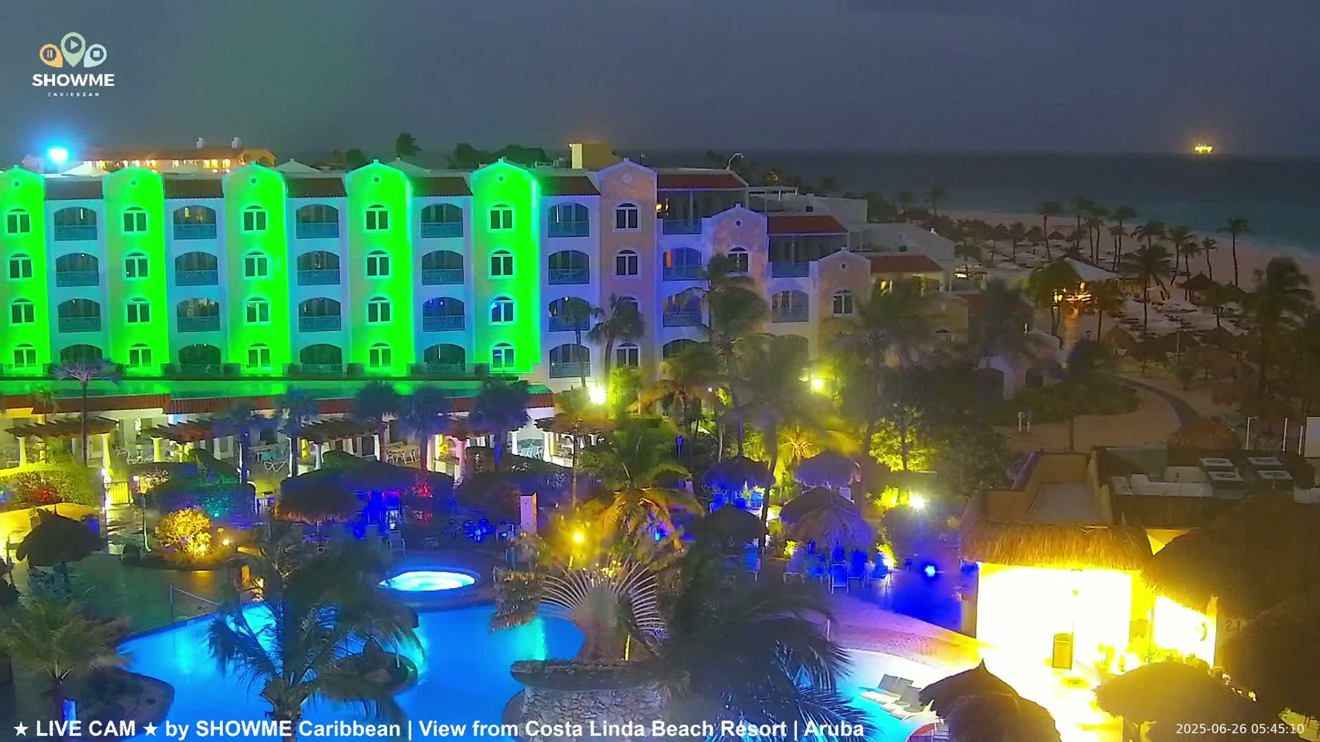 Carribean, Aruba Eagle Beach  Live Cam - Eagle Beach, Orenjstad West, Aruba, Netherland