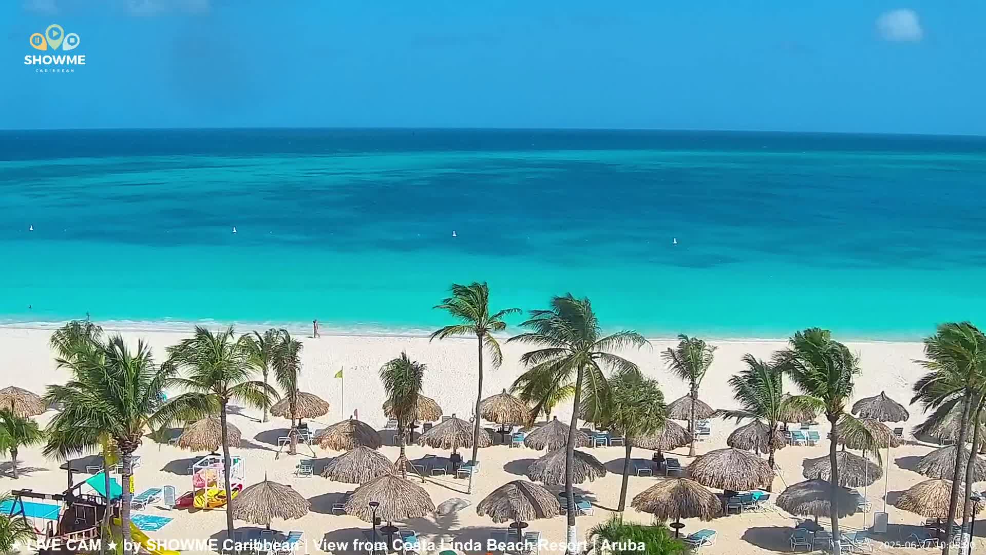 Carribean, Aruba Eagle Beach  Live Cam - Eagle Beach, Orenjstad West, Aruba, Netherland