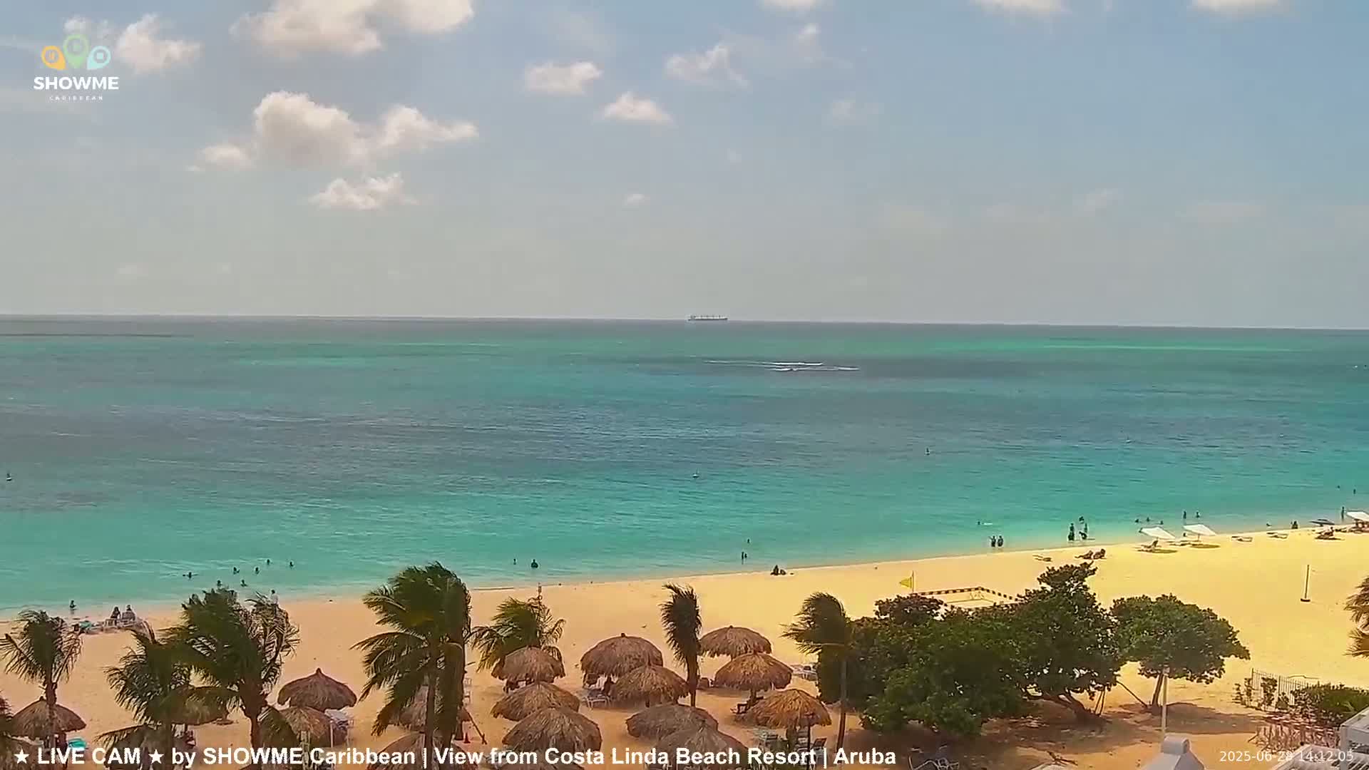 Carribean, Aruba Eagle Beach  Live Cam - Eagle Beach, Orenjstad West, Aruba, Netherland