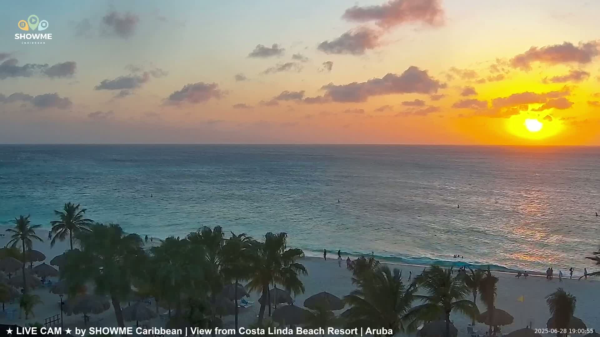 Carribean, Aruba Eagle Beach  Live Cam - Eagle Beach, Orenjstad West, Aruba, Netherland