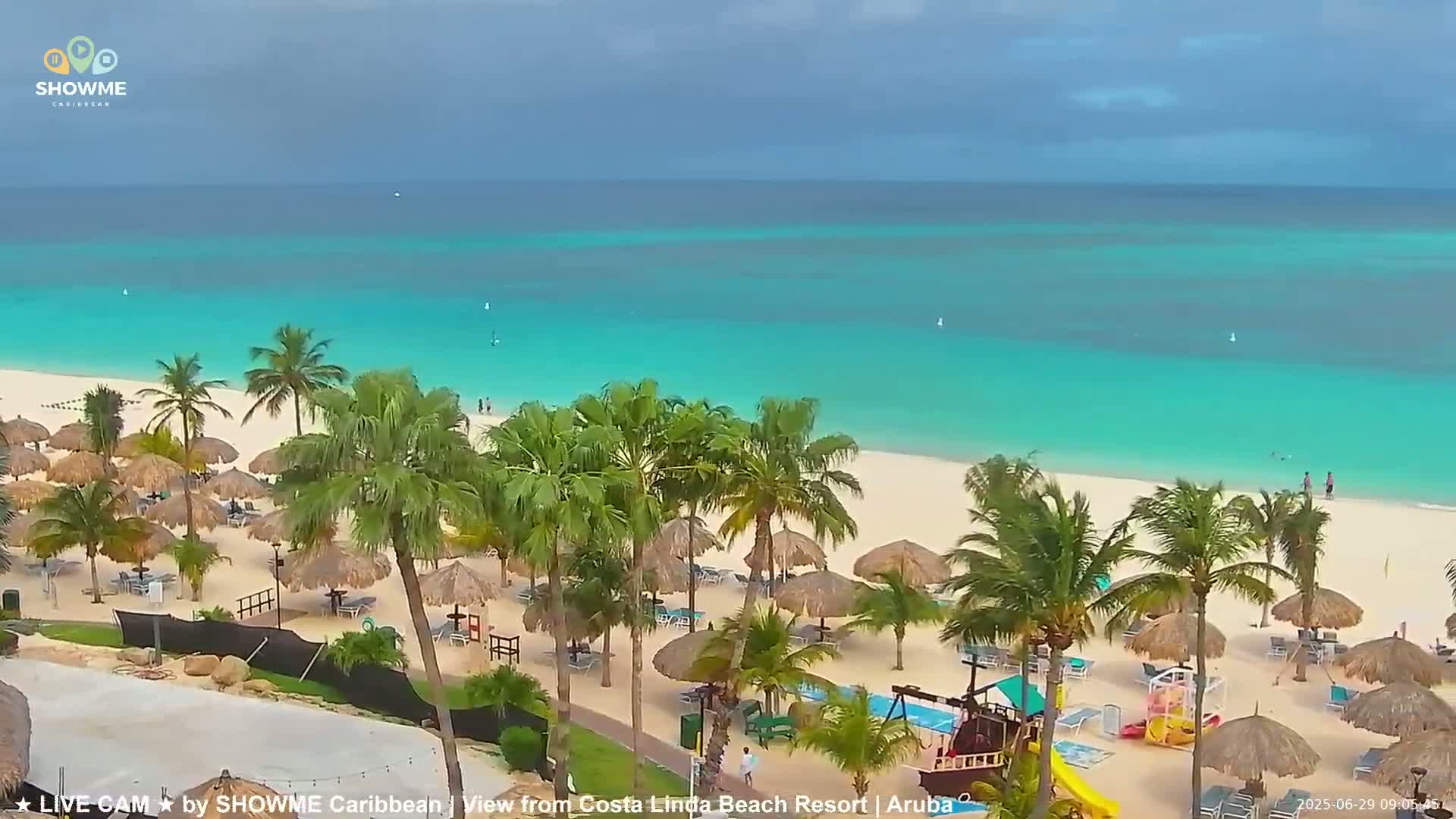 Carribean, Aruba Eagle Beach  Live Cam - Eagle Beach, Orenjstad West, Aruba, Netherland