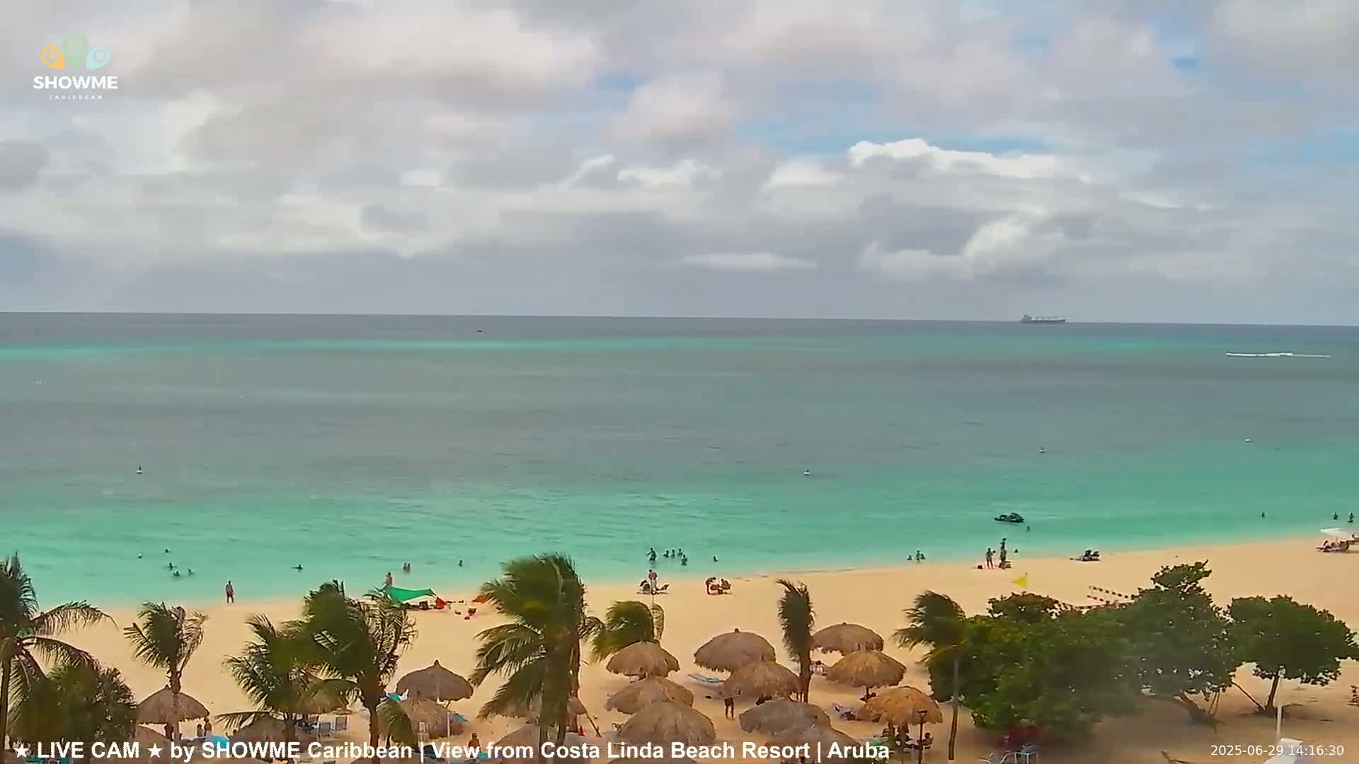 Carribean, Aruba Eagle Beach  Live Cam - Eagle Beach, Orenjstad West, Aruba, Netherland