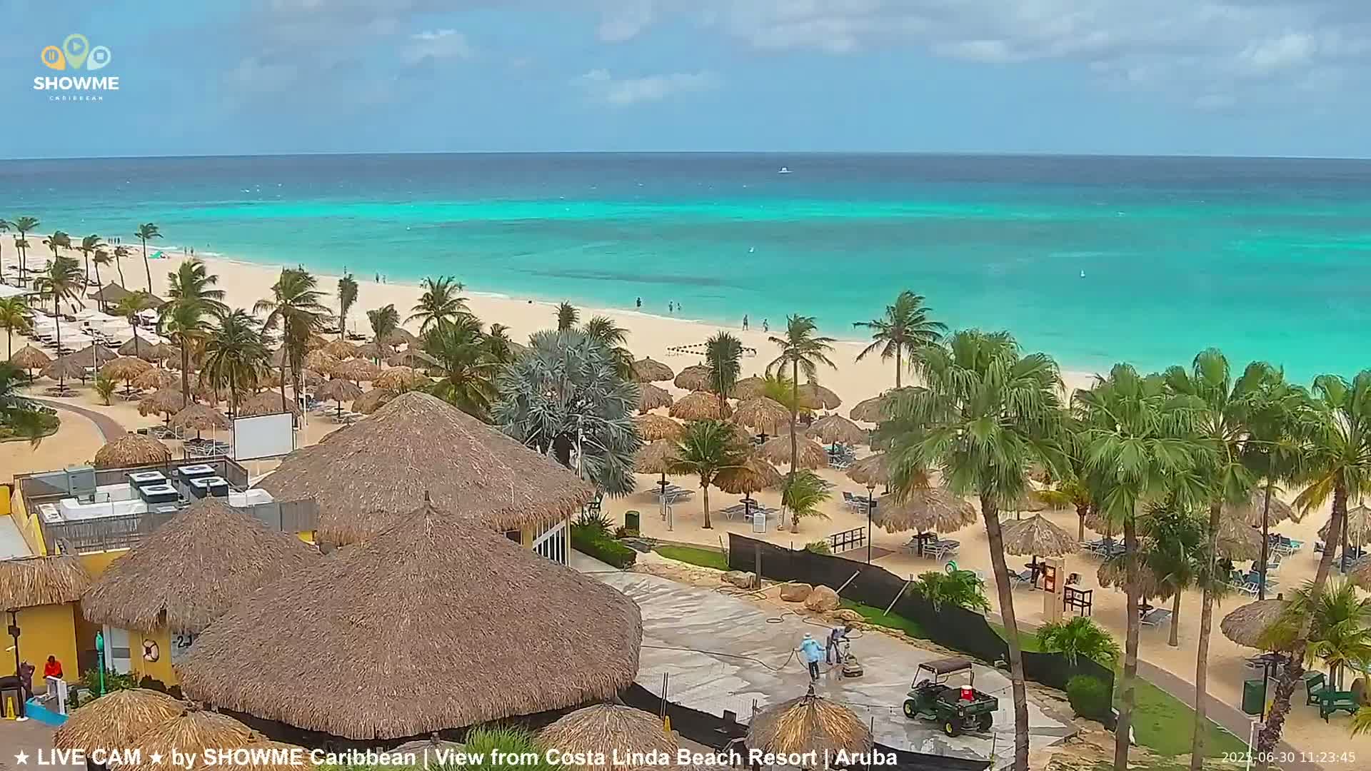 Carribean, Aruba Eagle Beach  Live Cam - Eagle Beach, Orenjstad West, Aruba, Netherland
