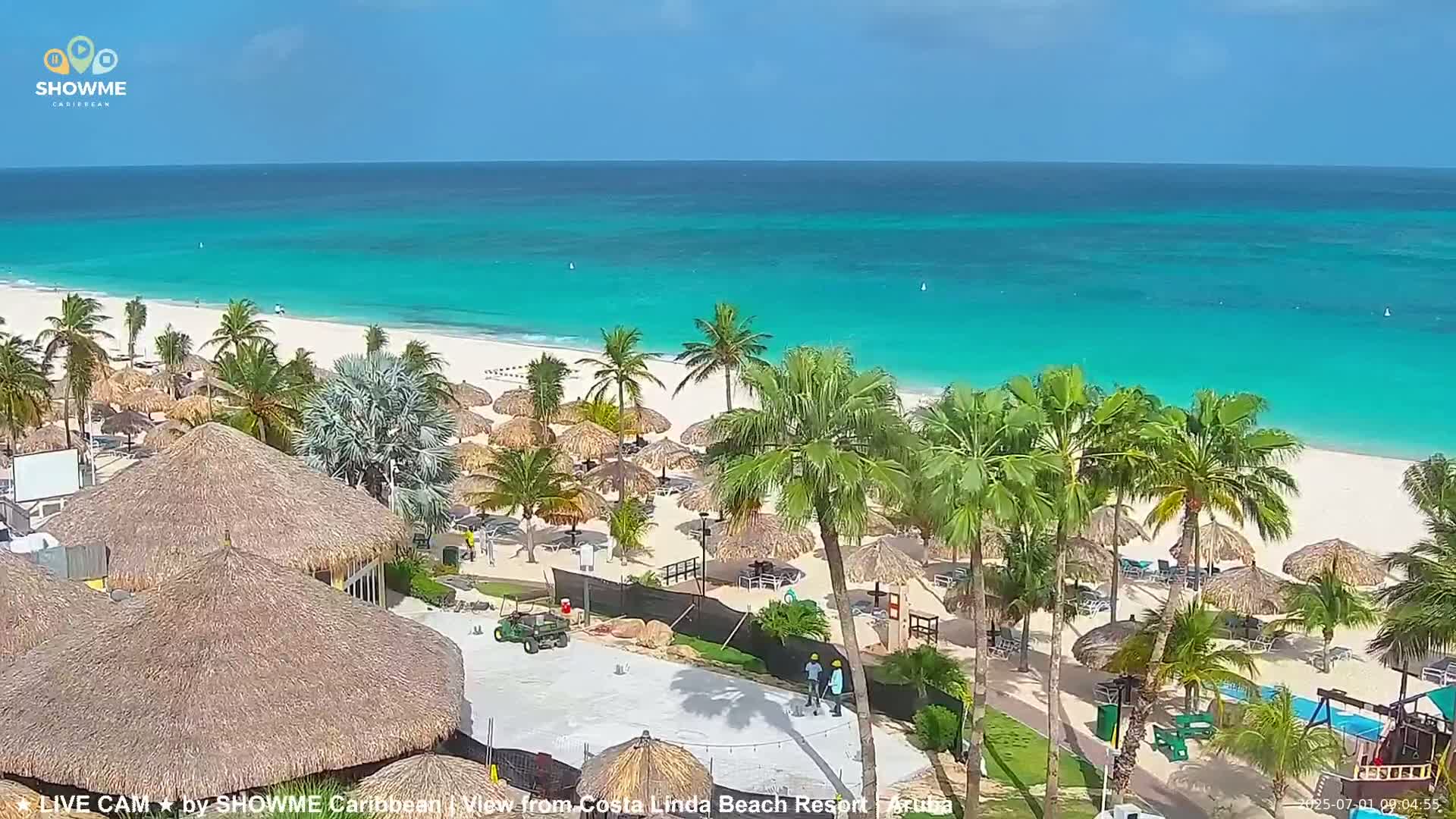 Carribean, Aruba Eagle Beach  Live Cam - Eagle Beach, Orenjstad West, Aruba, Netherland