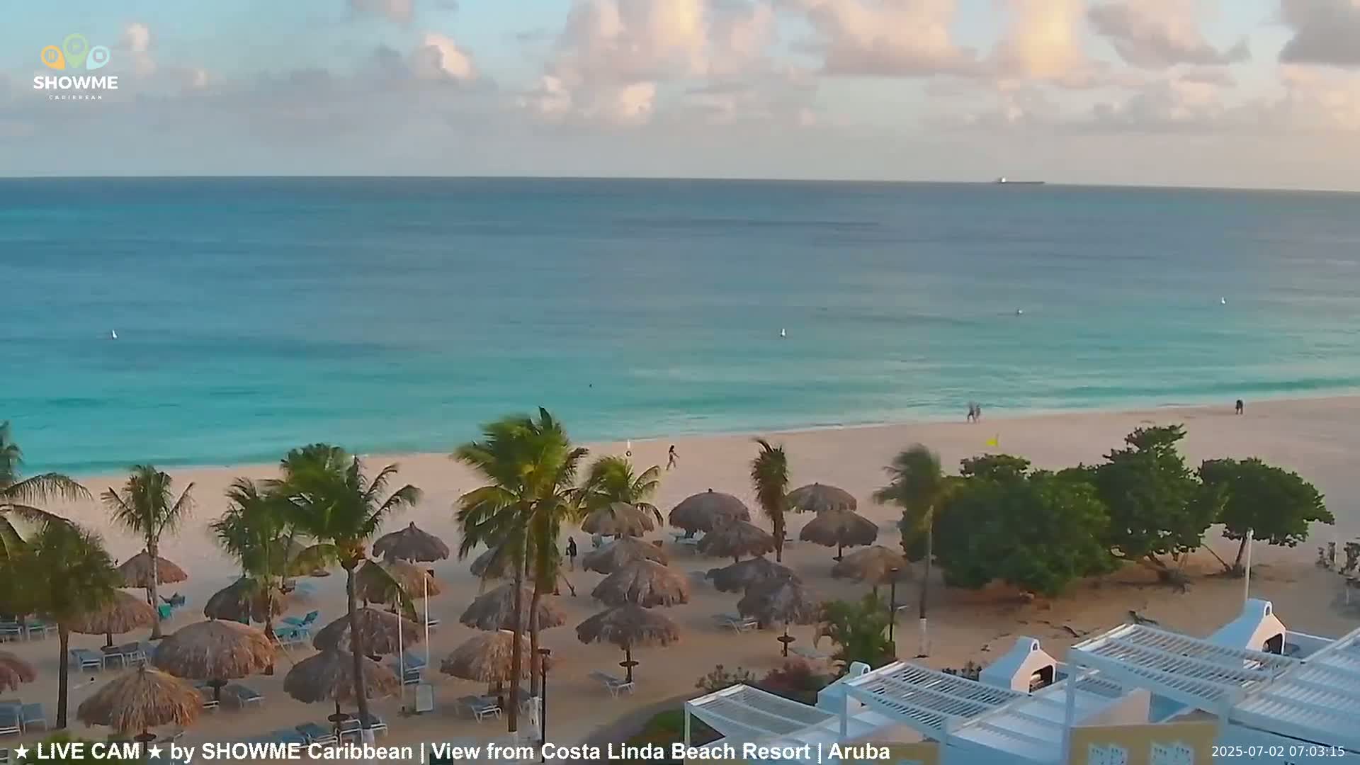 Carribean, Aruba Eagle Beach  Live Cam - Eagle Beach, Orenjstad West, Aruba, Netherland