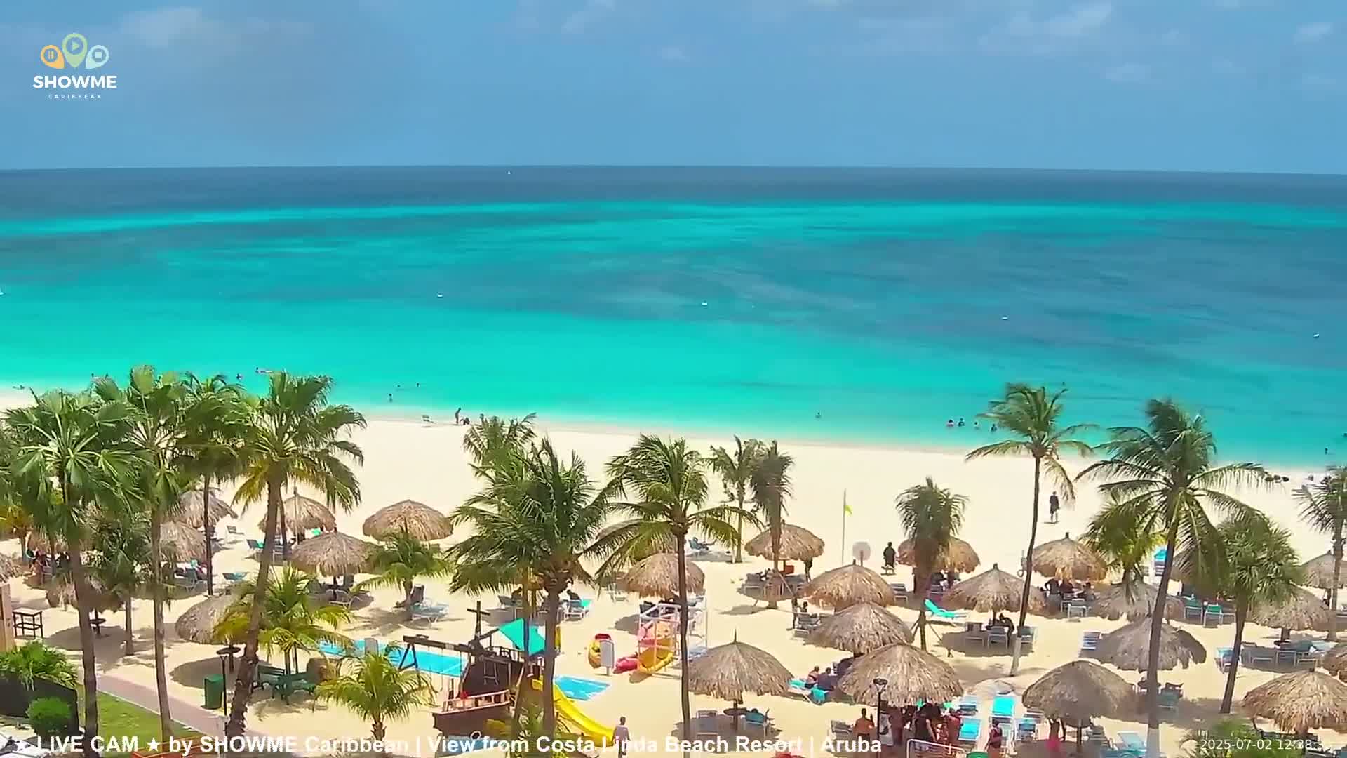 Carribean, Aruba Eagle Beach  Live Cam - Eagle Beach, Orenjstad West, Aruba, Netherland