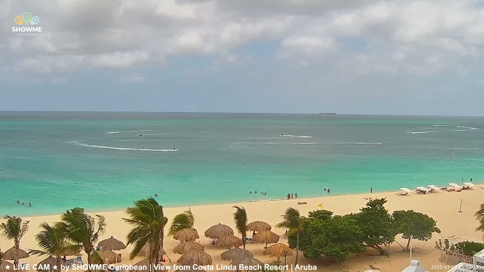 Carribean, Aruba Eagle Beach  Live Cam - Eagle Beach, Orenjstad West, Aruba, Netherland