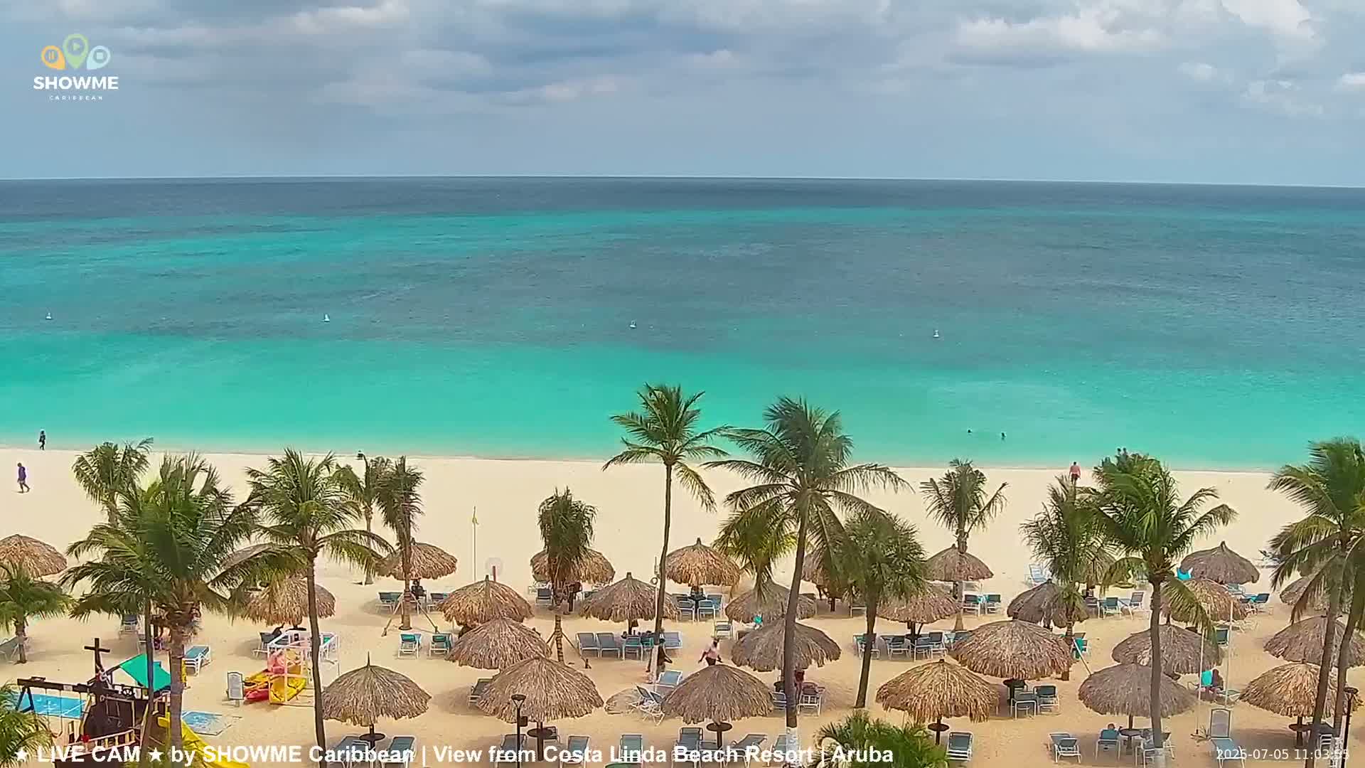 Carribean, Aruba Eagle Beach  Live Cam - Eagle Beach, Orenjstad West, Aruba, Netherland