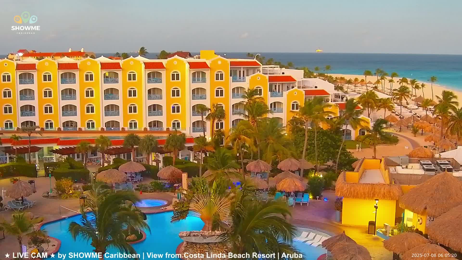 Carribean, Aruba Eagle Beach  Live Cam - Eagle Beach, Orenjstad West, Aruba, Netherland