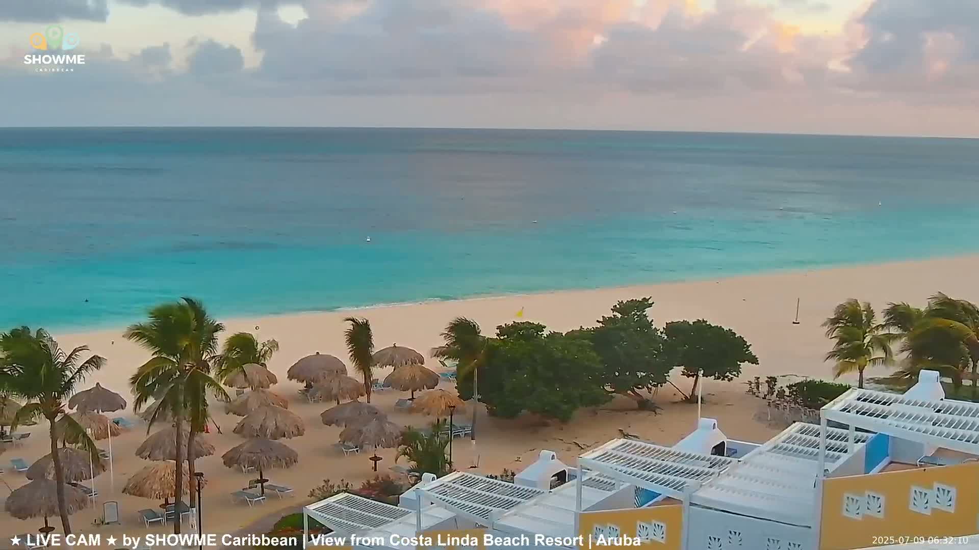 Carribean, Aruba Eagle Beach  Live Cam - Eagle Beach, Orenjstad West, Aruba, Netherland