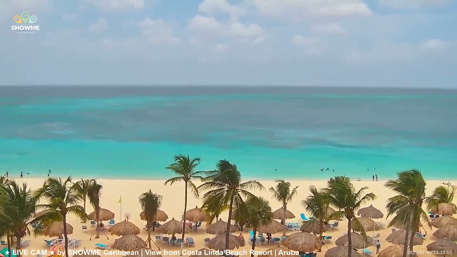 Carribean, Aruba Eagle Beach  Live Cam - Eagle Beach, Orenjstad West, Aruba, Netherland