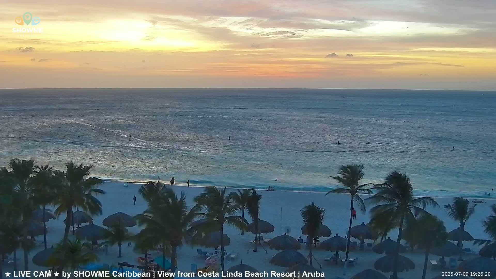 Carribean, Aruba Eagle Beach  Live Cam - Eagle Beach, Orenjstad West, Aruba, Netherland