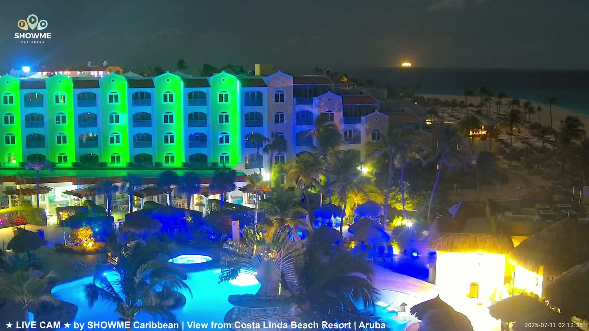 Carribean, Aruba Eagle Beach  Live Cam - Eagle Beach, Orenjstad West, Aruba, Netherland
