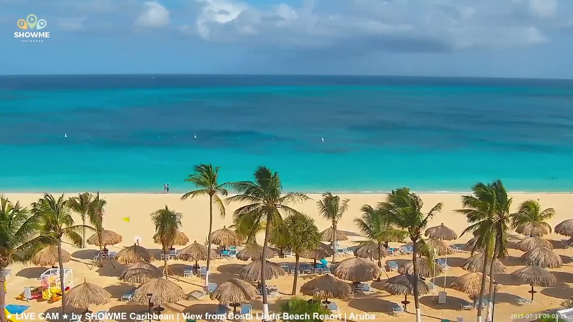 Carribean, Aruba Eagle Beach  Live Cam - Eagle Beach, Orenjstad West, Aruba, Netherland