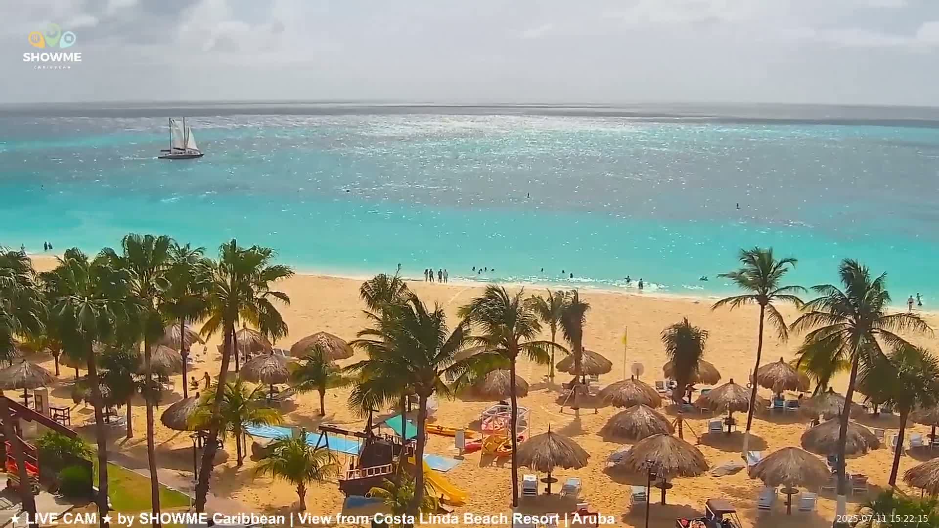 Carribean, Aruba Eagle Beach  Live Cam - Eagle Beach, Orenjstad West, Aruba, Netherland