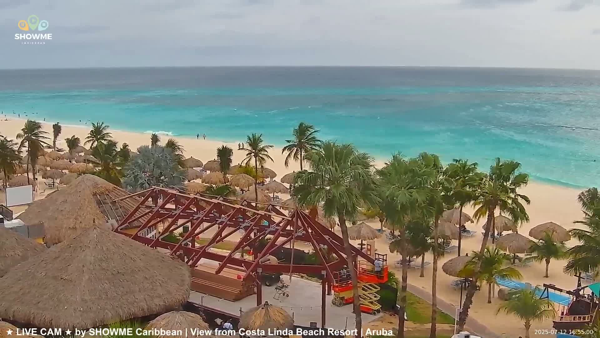 Carribean, Aruba Eagle Beach  Live Cam - Eagle Beach, Orenjstad West, Aruba, Netherland