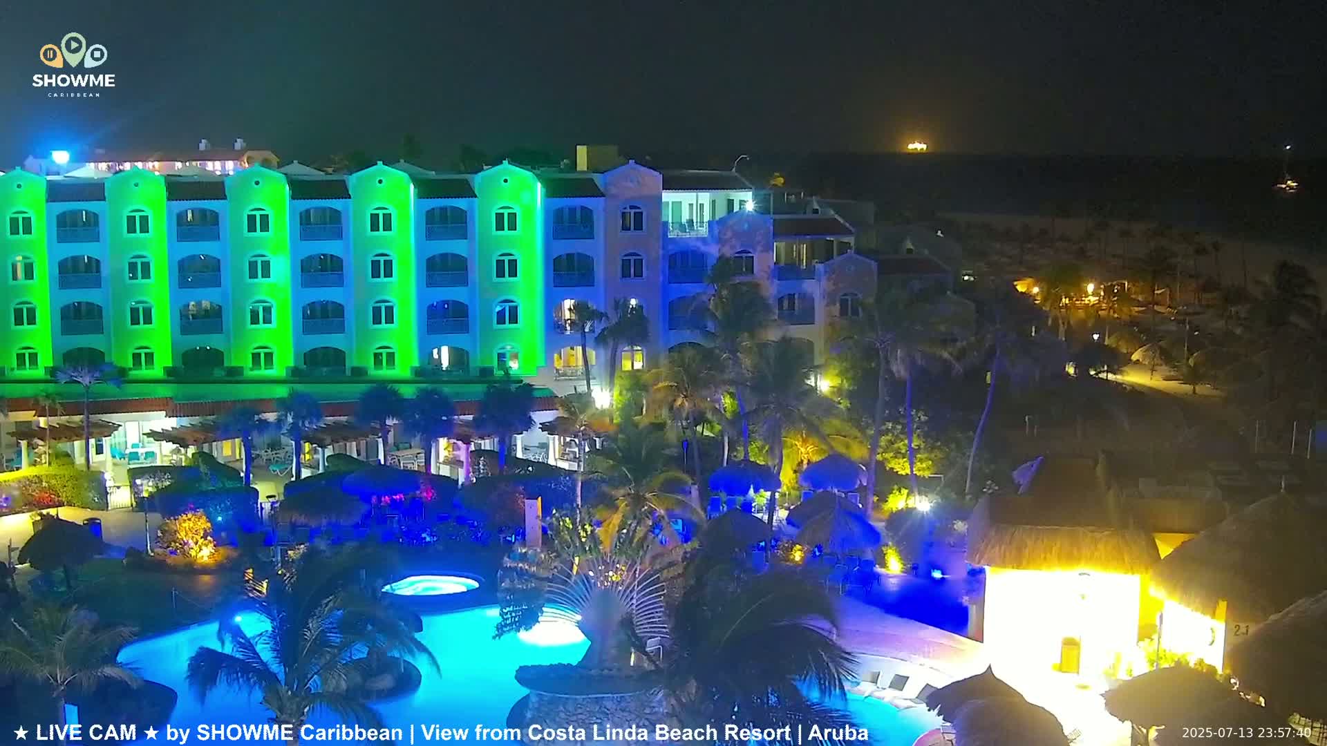 Carribean, Aruba Eagle Beach  Live Cam - Eagle Beach, Orenjstad West, Aruba, Netherland
