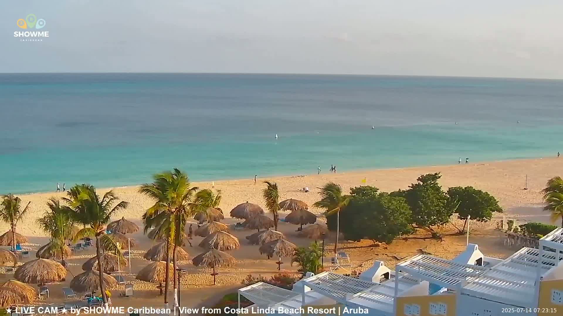 Carribean, Aruba Eagle Beach  Live Cam - Eagle Beach, Orenjstad West, Aruba, Netherland