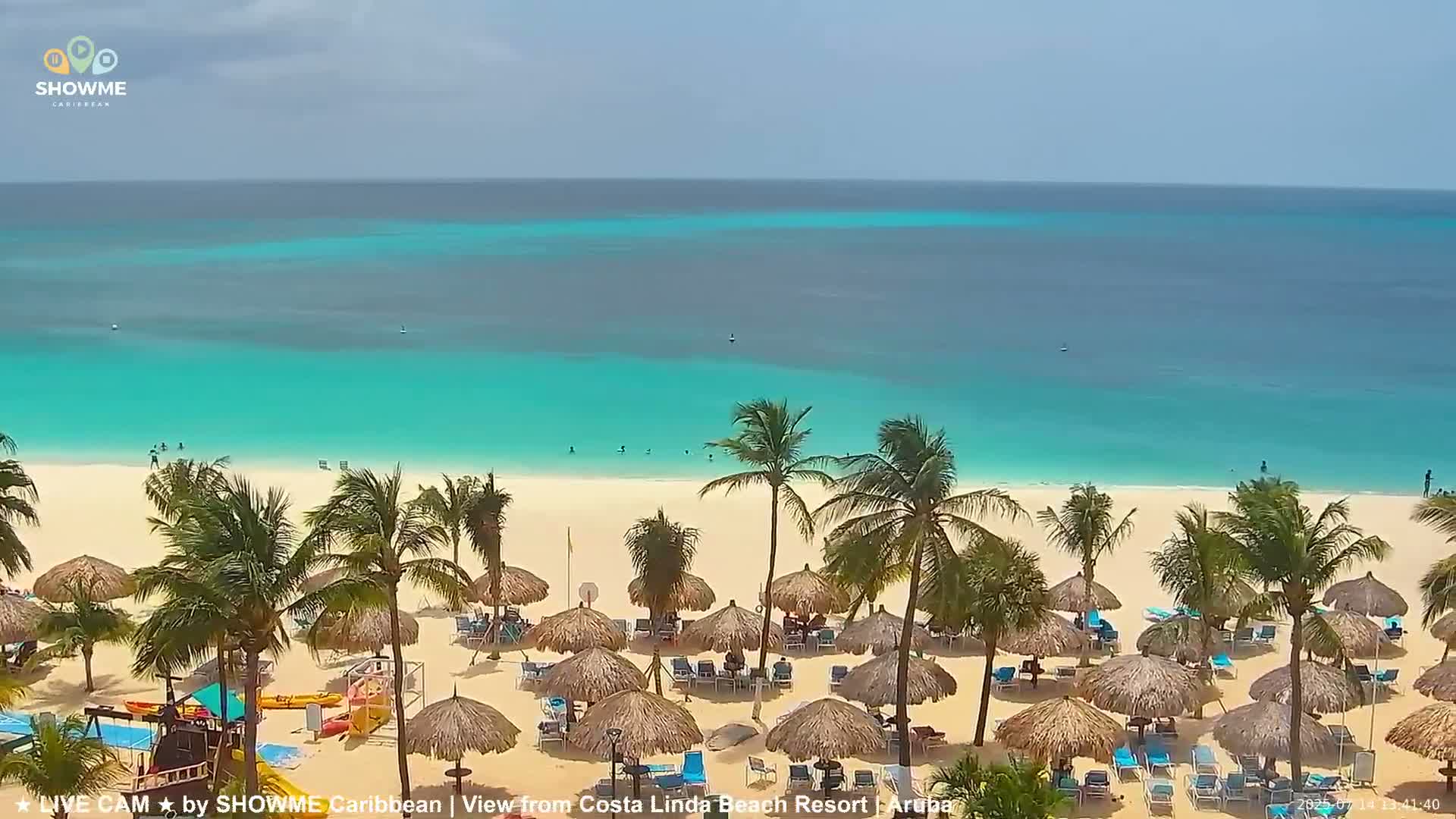 Carribean, Aruba Eagle Beach  Live Cam - Eagle Beach, Orenjstad West, Aruba, Netherland