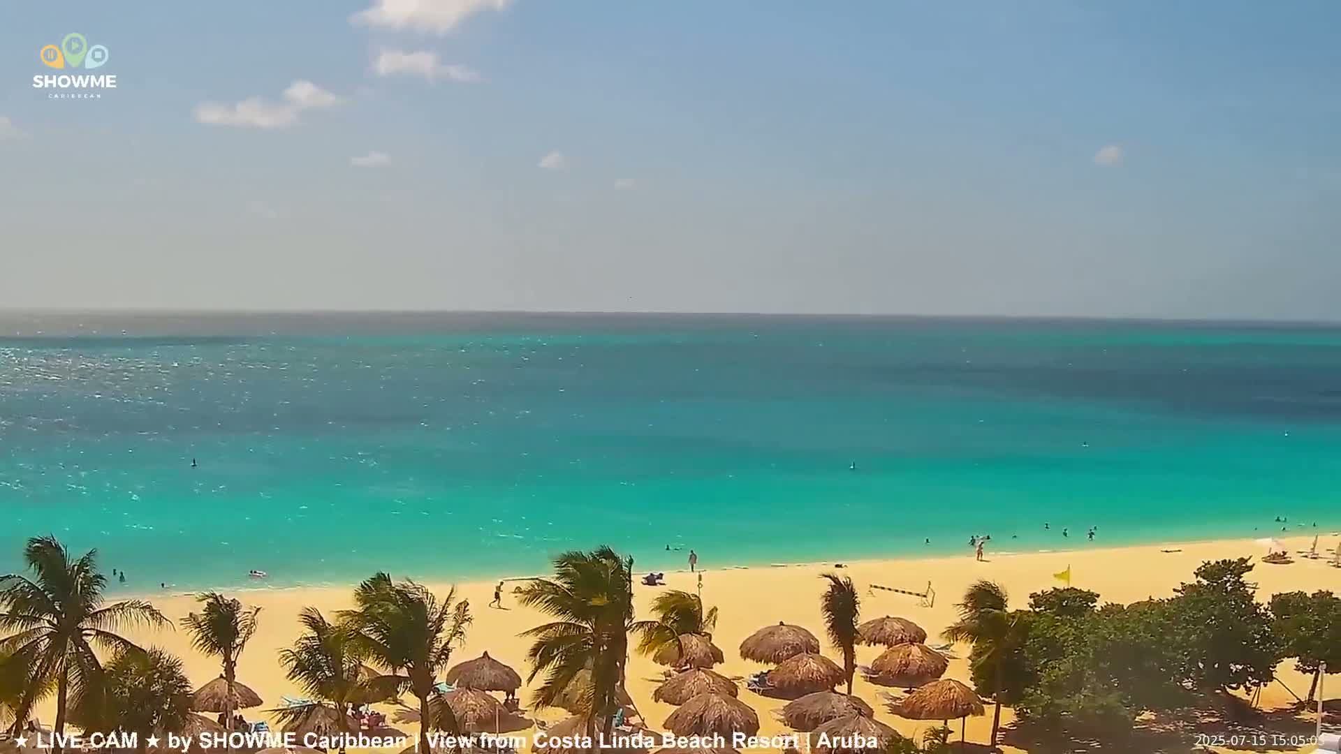 Carribean, Aruba Eagle Beach  Live Cam - Eagle Beach, Orenjstad West, Aruba, Netherland