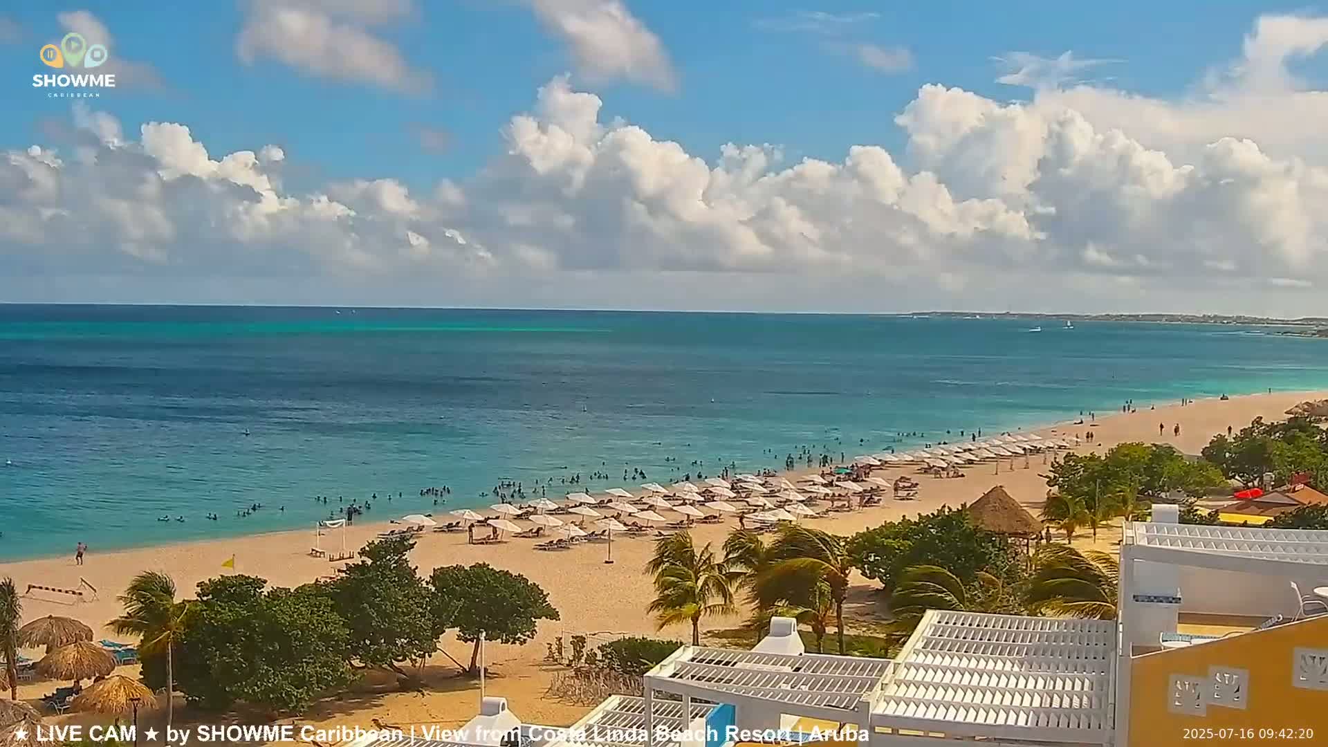 Carribean, Aruba Eagle Beach  Live Cam - Eagle Beach, Orenjstad West, Aruba, Netherland