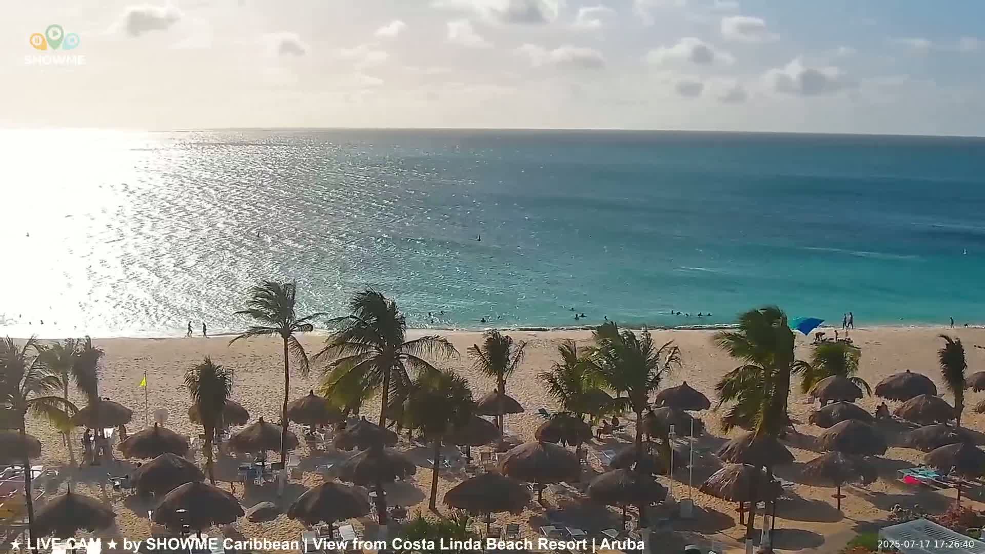 Carribean, Aruba Eagle Beach  Live Cam - Eagle Beach, Orenjstad West, Aruba, Netherland