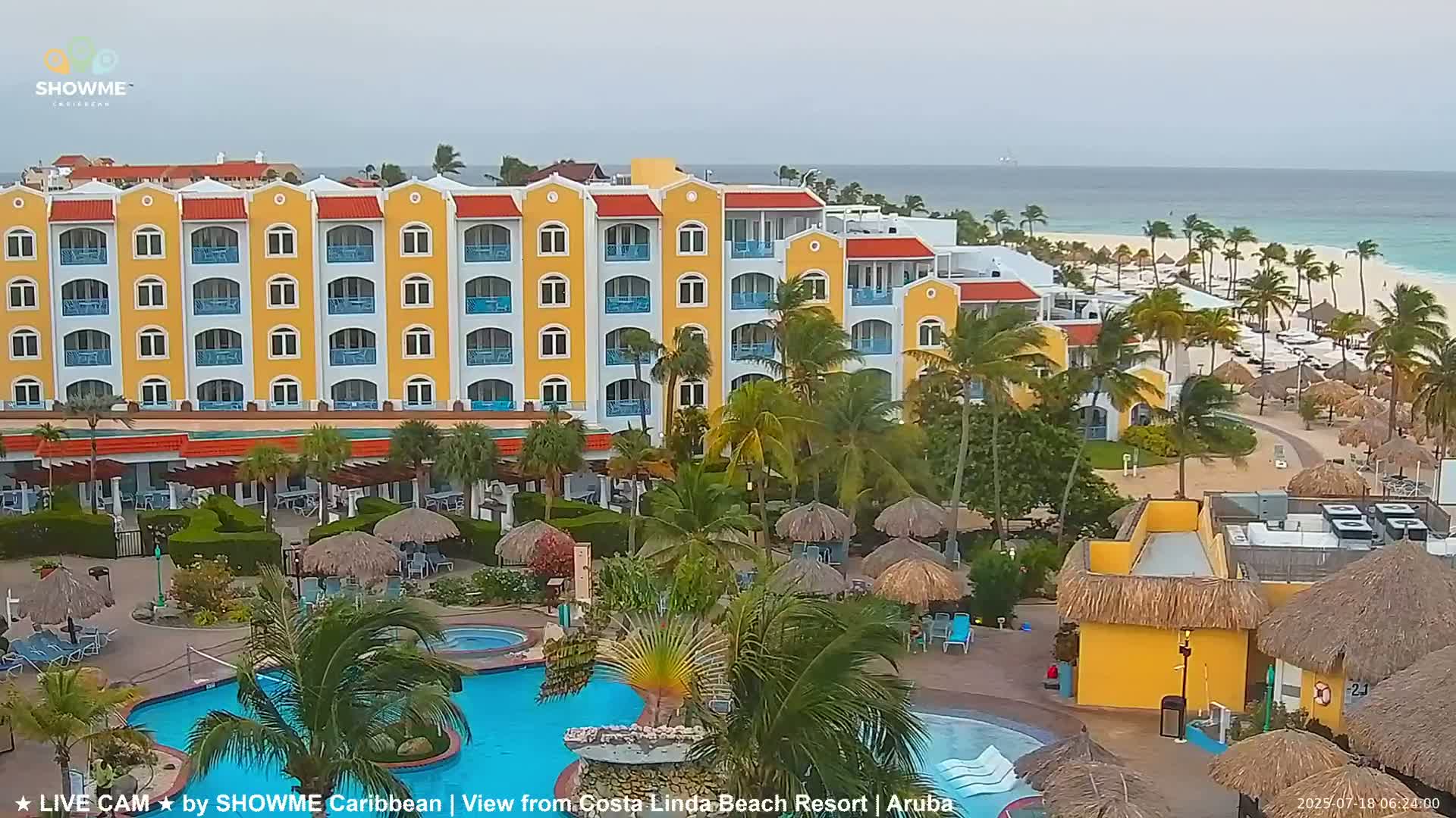 Carribean, Aruba Eagle Beach  Live Cam - Eagle Beach, Orenjstad West, Aruba, Netherland
