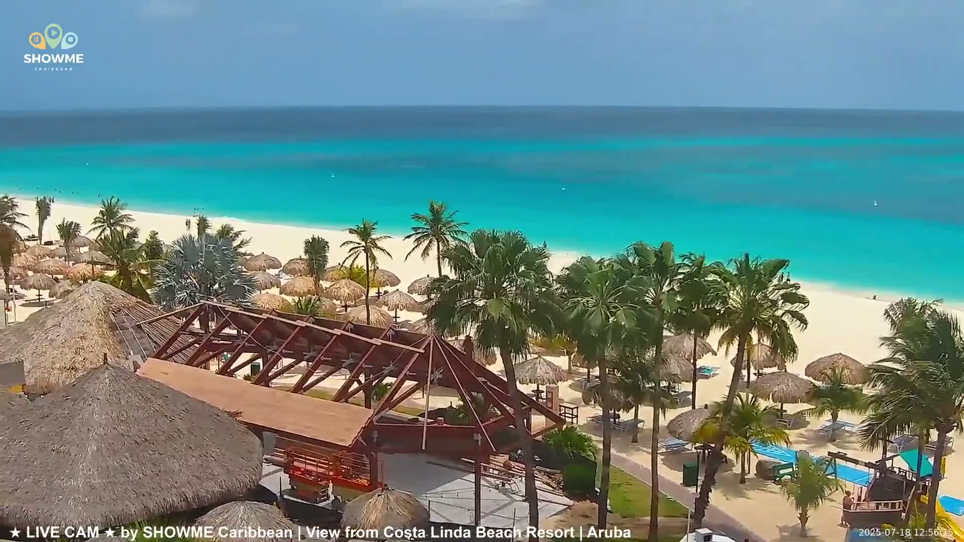 Carribean, Aruba Eagle Beach  Live Cam - Eagle Beach, Orenjstad West, Aruba, Netherland