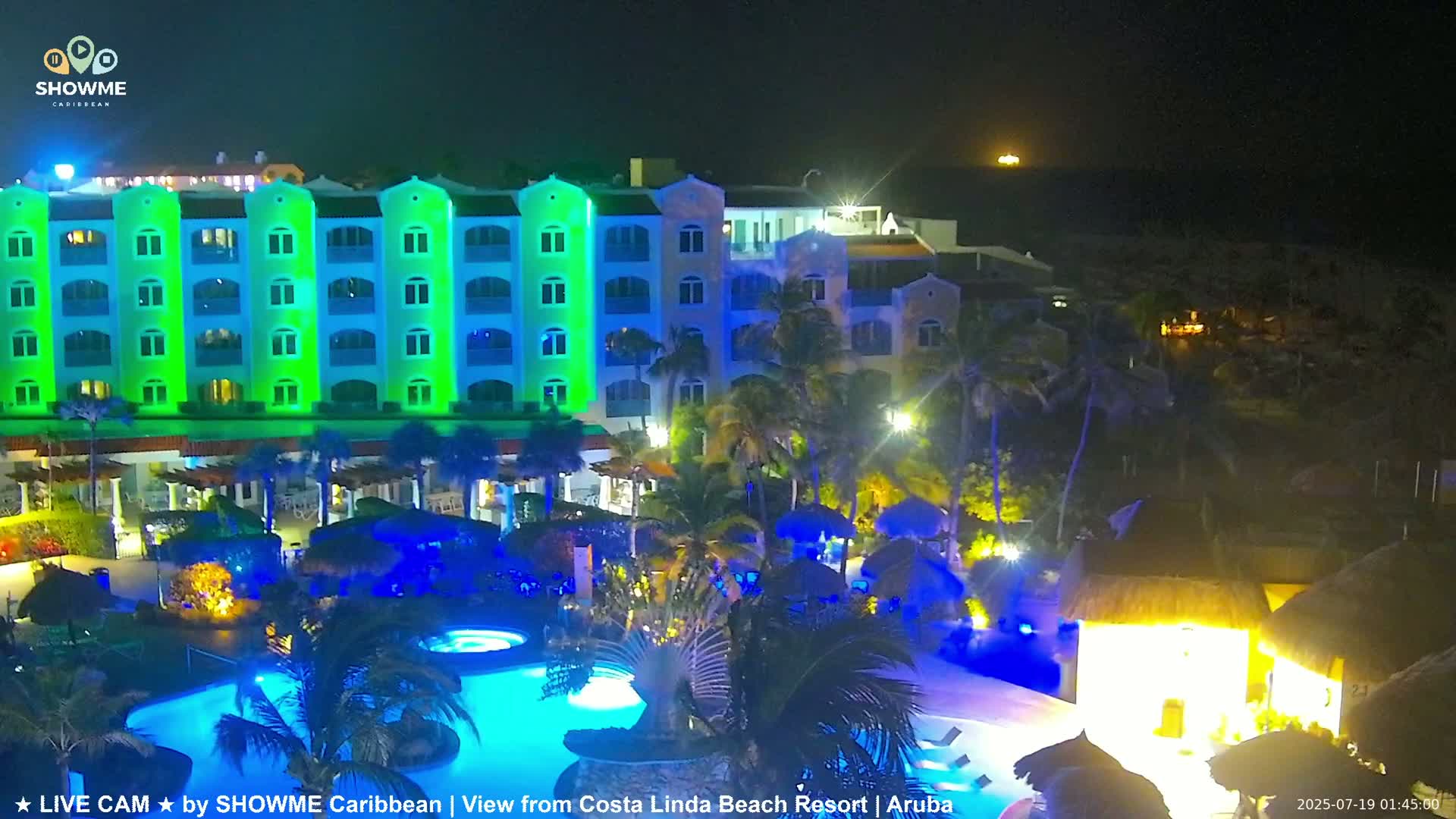 Carribean, Aruba Eagle Beach  Live Cam - Eagle Beach, Orenjstad West, Aruba, Netherland