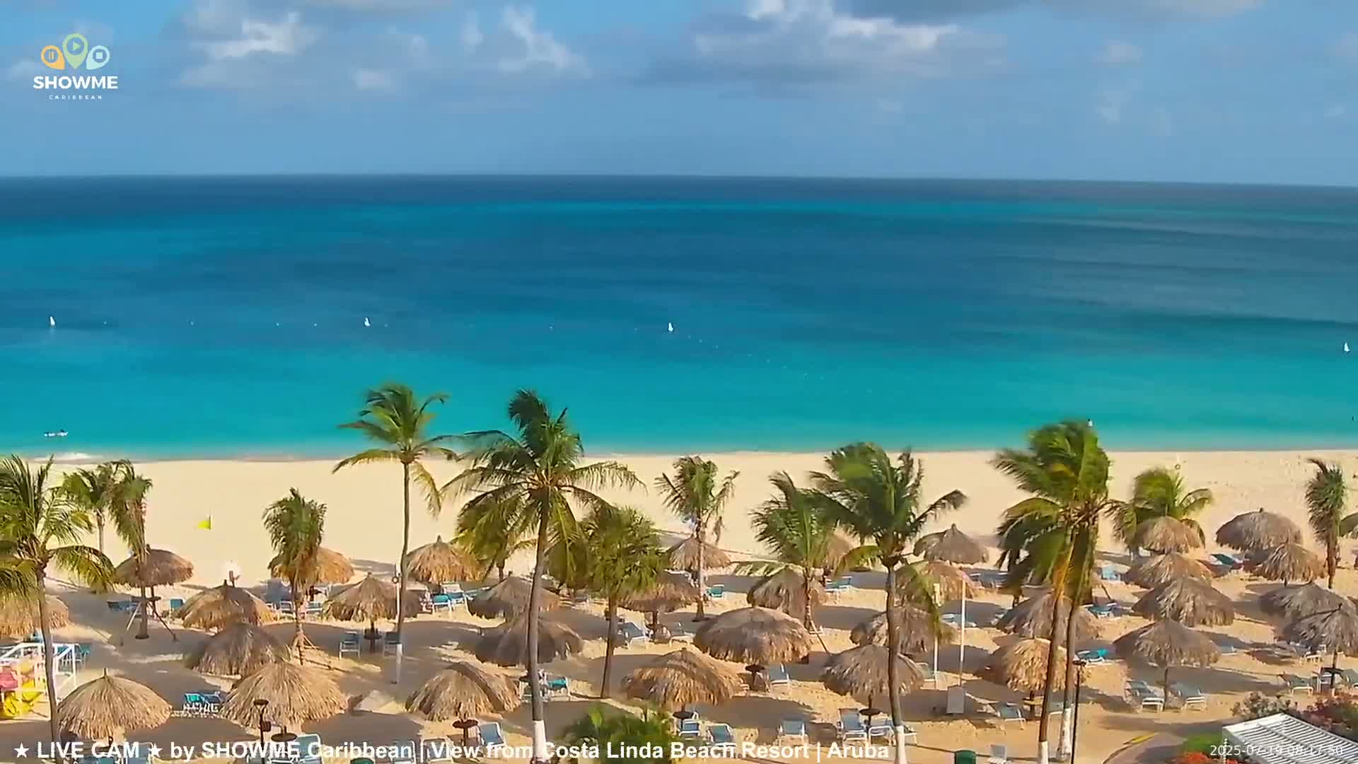 Carribean, Aruba Eagle Beach  Live Cam - Eagle Beach, Orenjstad West, Aruba, Netherland