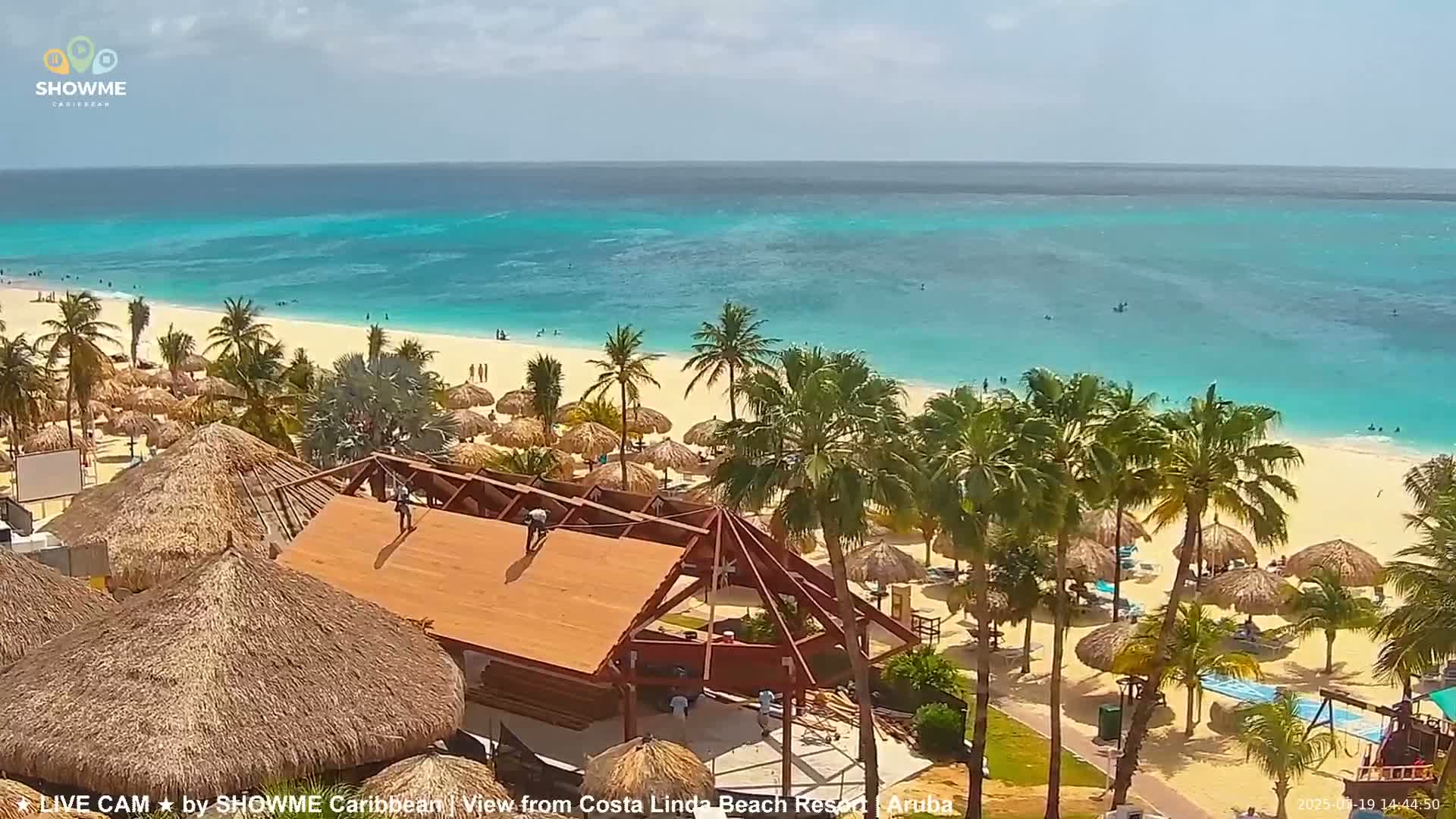 Carribean, Aruba Eagle Beach  Live Cam - Eagle Beach, Orenjstad West, Aruba, Netherland