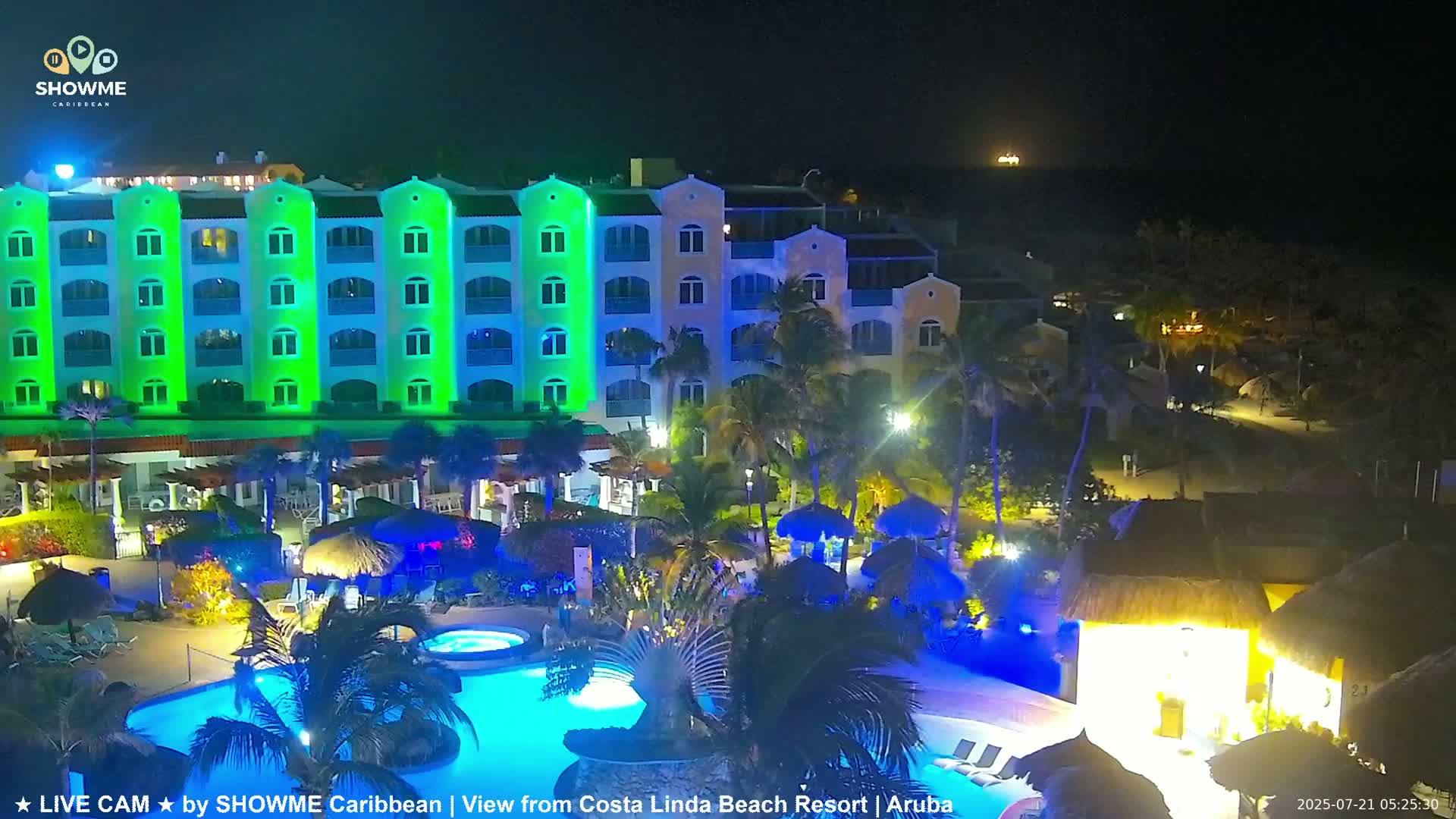 Carribean, Aruba Eagle Beach  Live Cam - Eagle Beach, Orenjstad West, Aruba, Netherland
