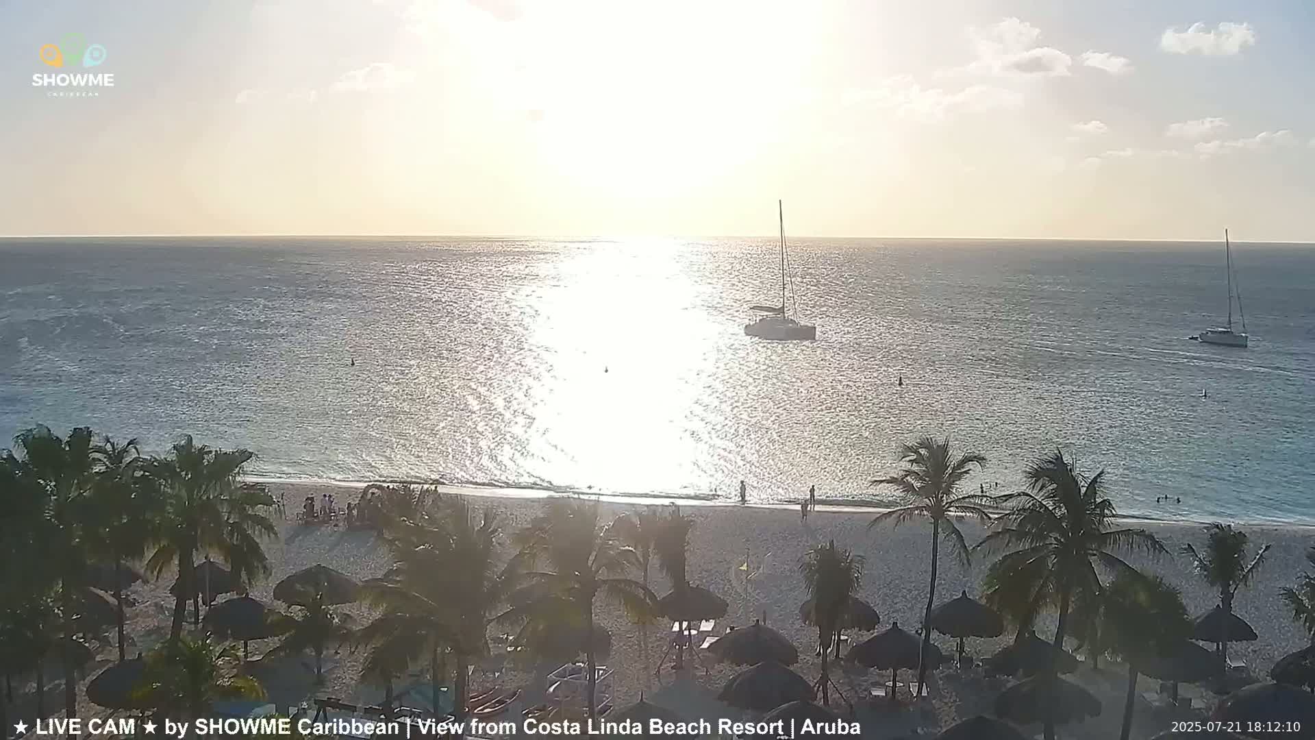 Carribean, Aruba Eagle Beach  Live Cam - Eagle Beach, Orenjstad West, Aruba, Netherland