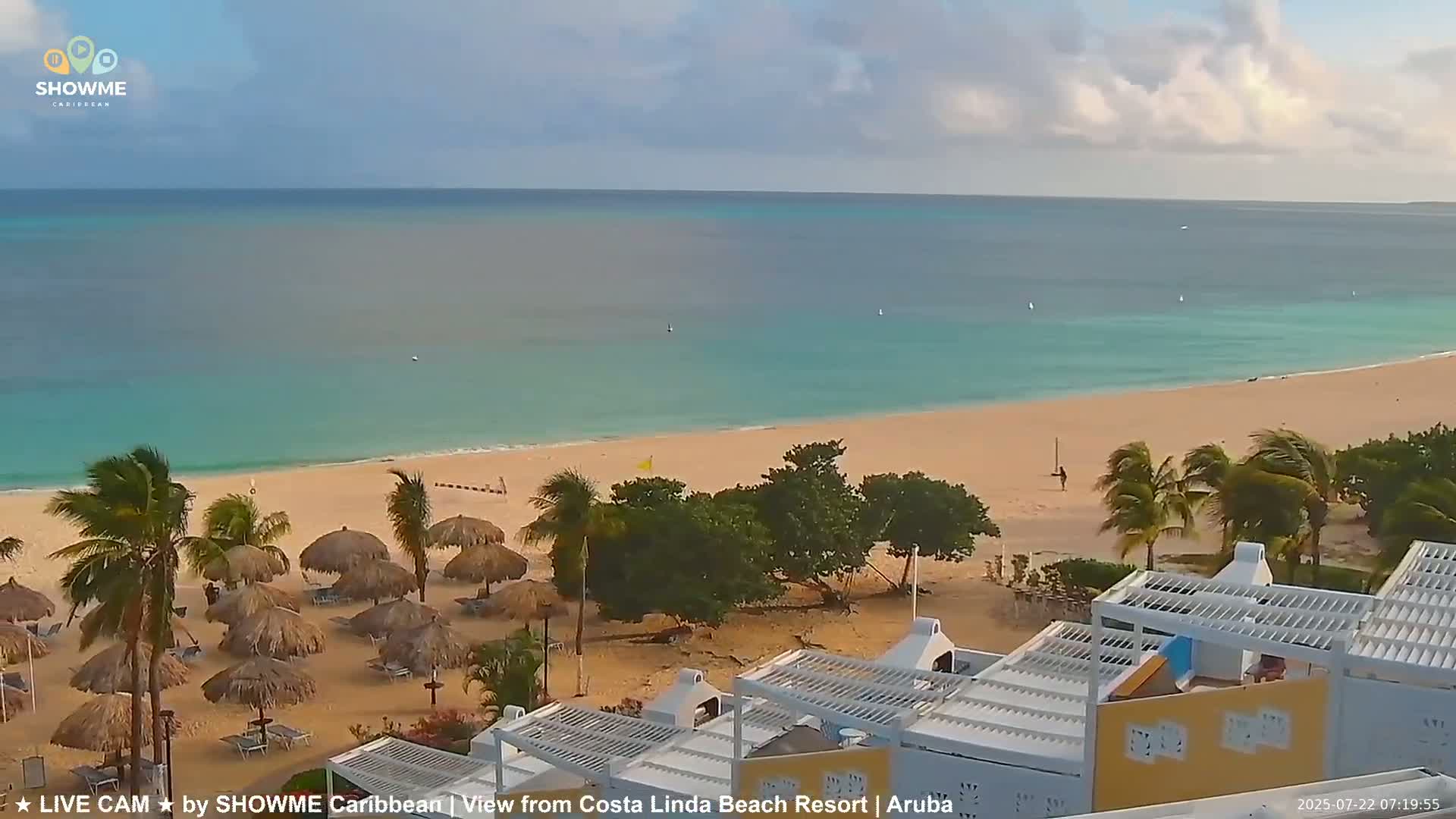 Carribean, Aruba Eagle Beach  Live Cam - Eagle Beach, Orenjstad West, Aruba, Netherland