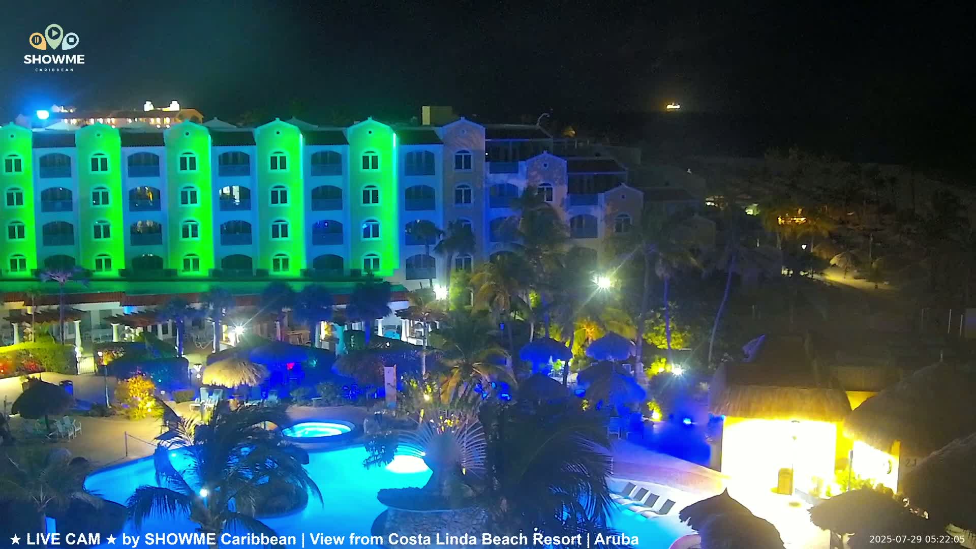 Carribean, Aruba Eagle Beach  Live Cam - Eagle Beach, Orenjstad West, Aruba, Netherland