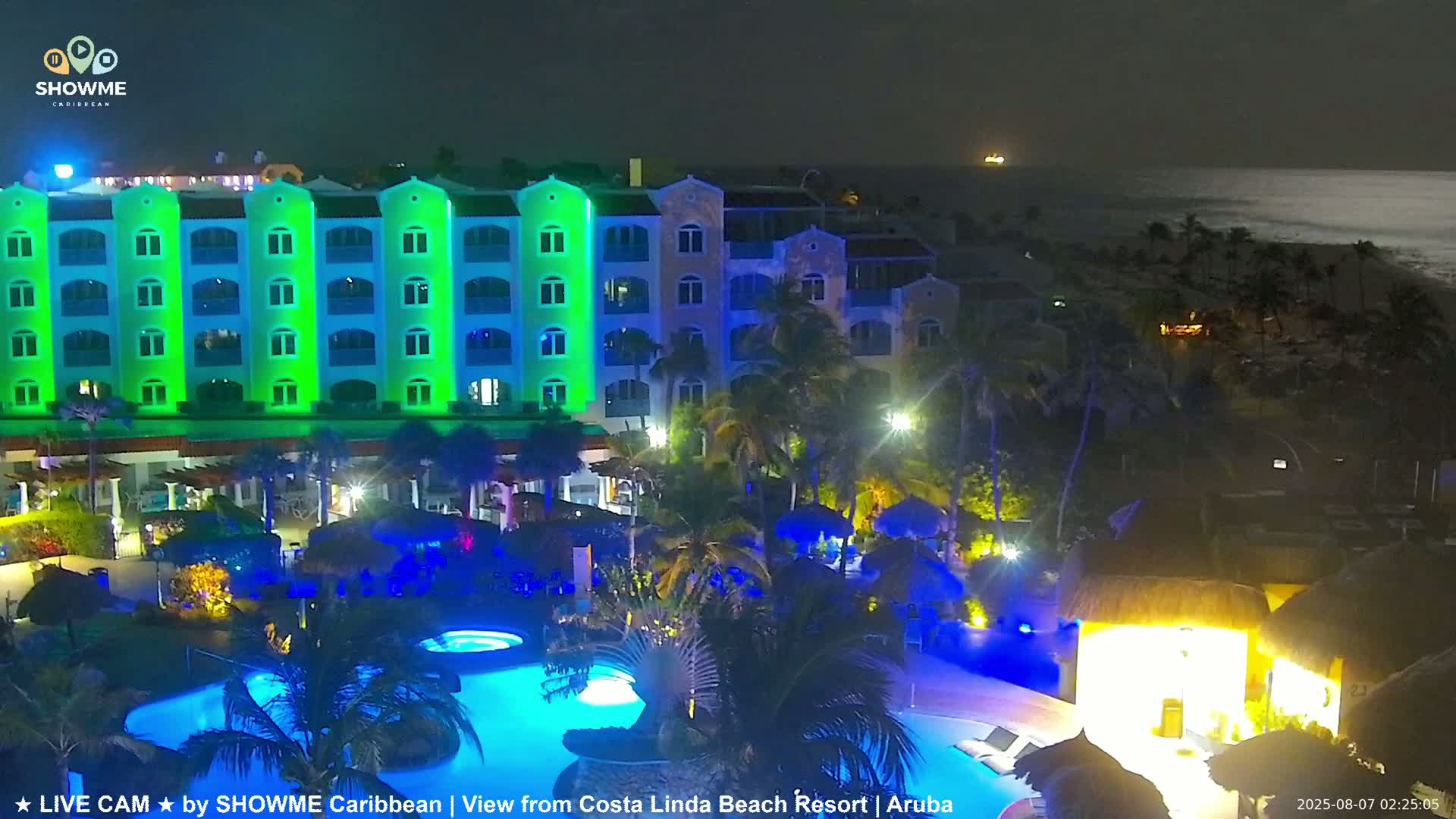 Carribean, Aruba Eagle Beach  Live Cam - Eagle Beach, Orenjstad West, Aruba, Netherland