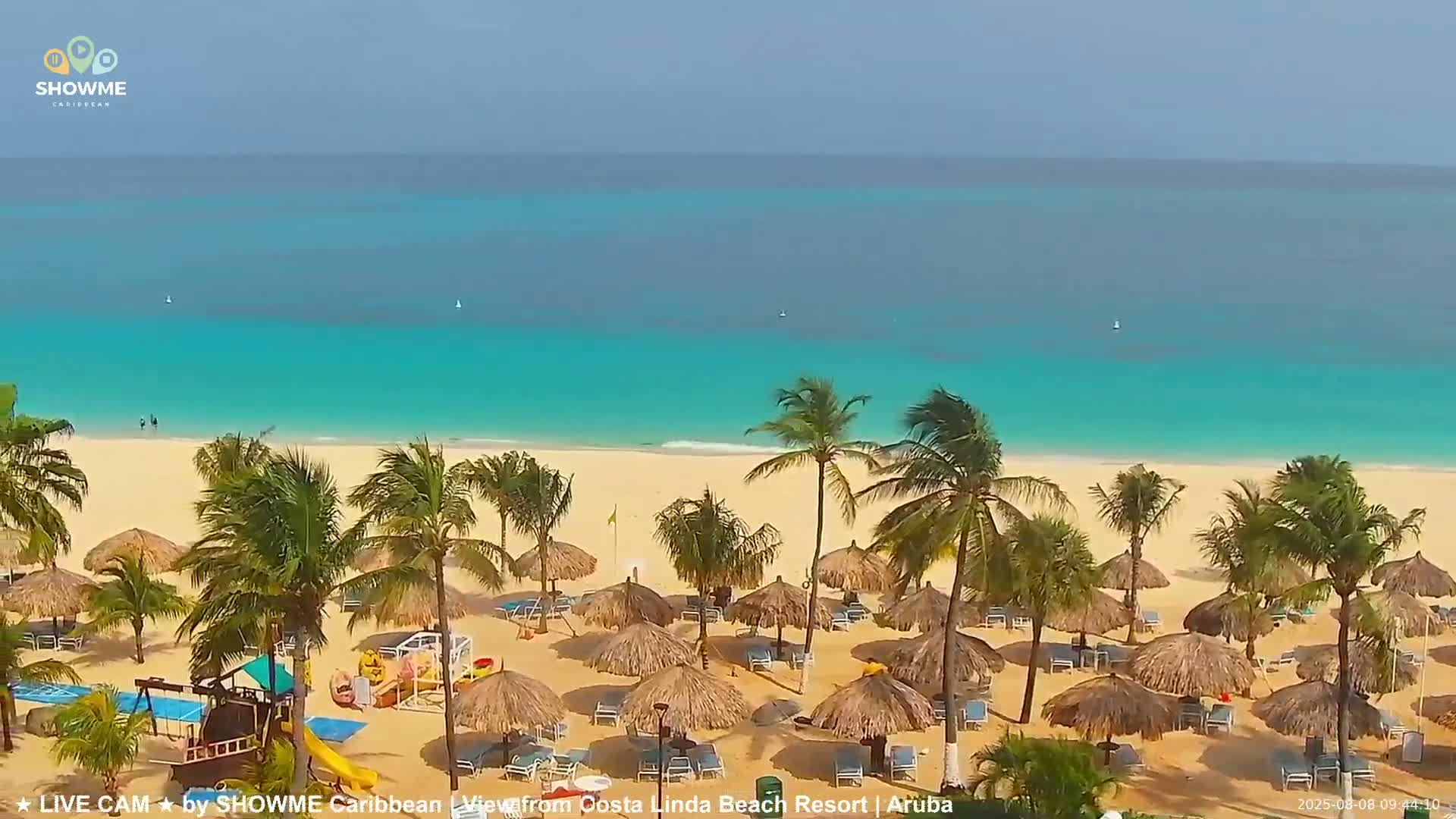 Carribean, Aruba Eagle Beach  Live Cam - Eagle Beach, Orenjstad West, Aruba, Netherland