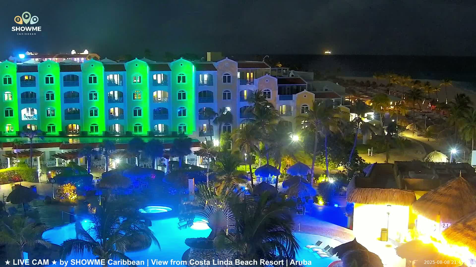Carribean, Aruba Eagle Beach  Live Cam - Eagle Beach, Orenjstad West, Aruba, Netherland