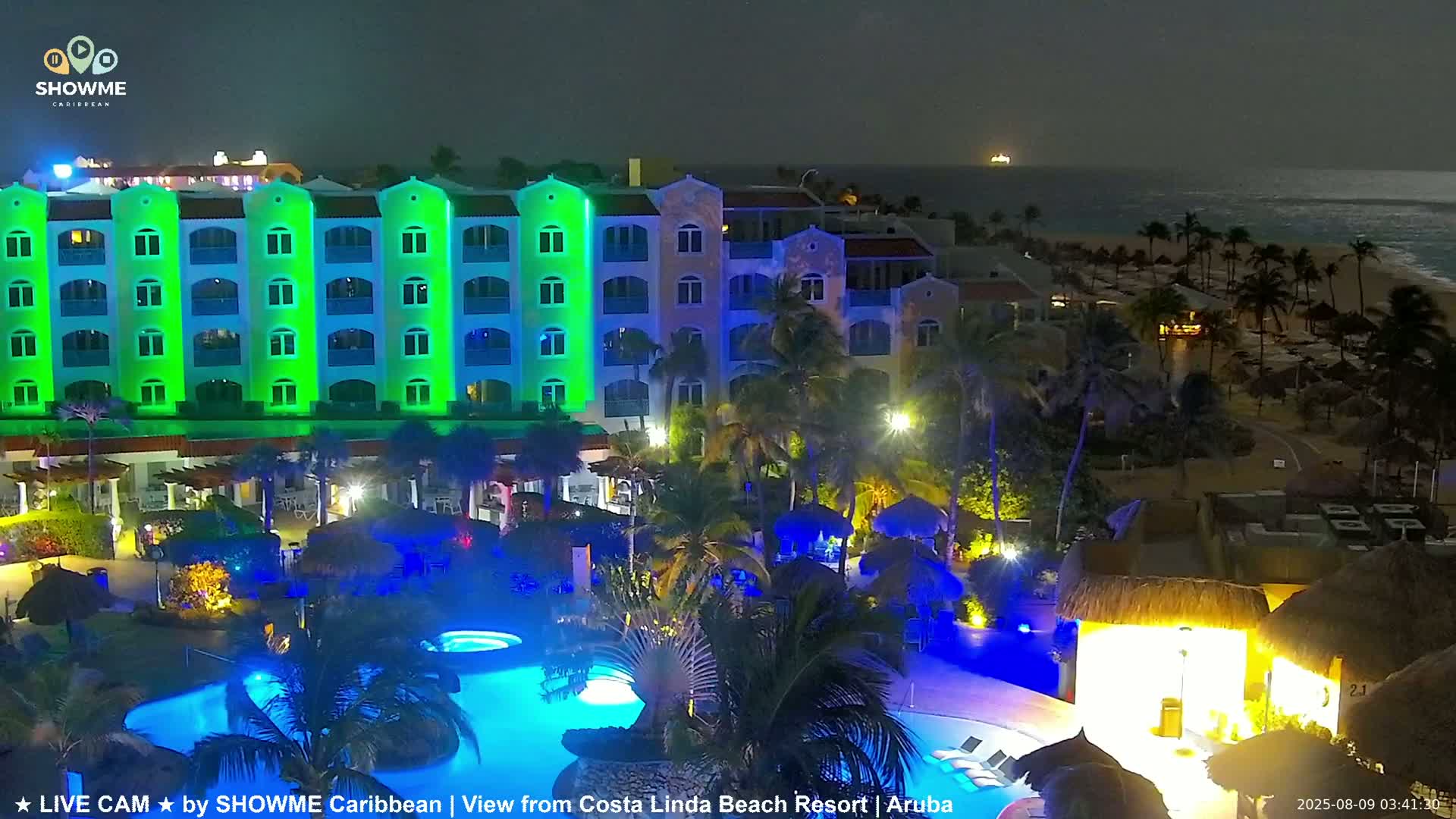 Carribean, Aruba Eagle Beach  Live Cam - Eagle Beach, Orenjstad West, Aruba, Netherland