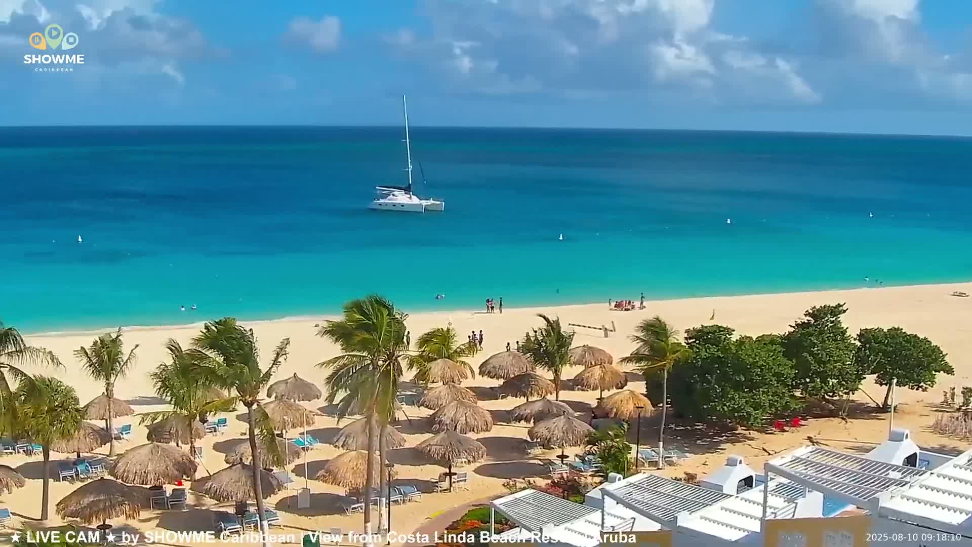 Carribean, Aruba Eagle Beach  Live Cam - Eagle Beach, Orenjstad West, Aruba, Netherland