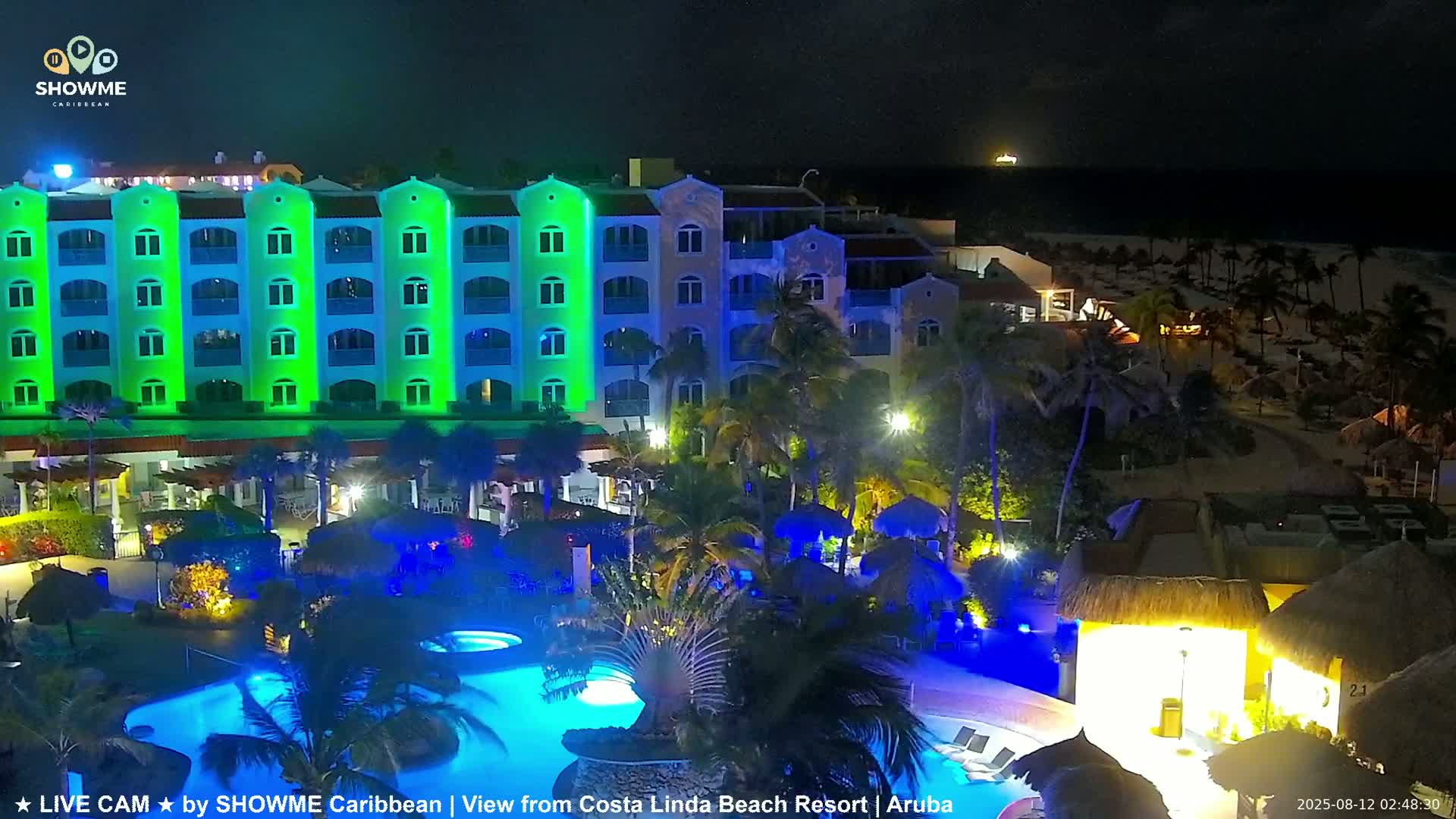 Carribean, Aruba Eagle Beach  Live Cam - Eagle Beach, Orenjstad West, Aruba, Netherland
