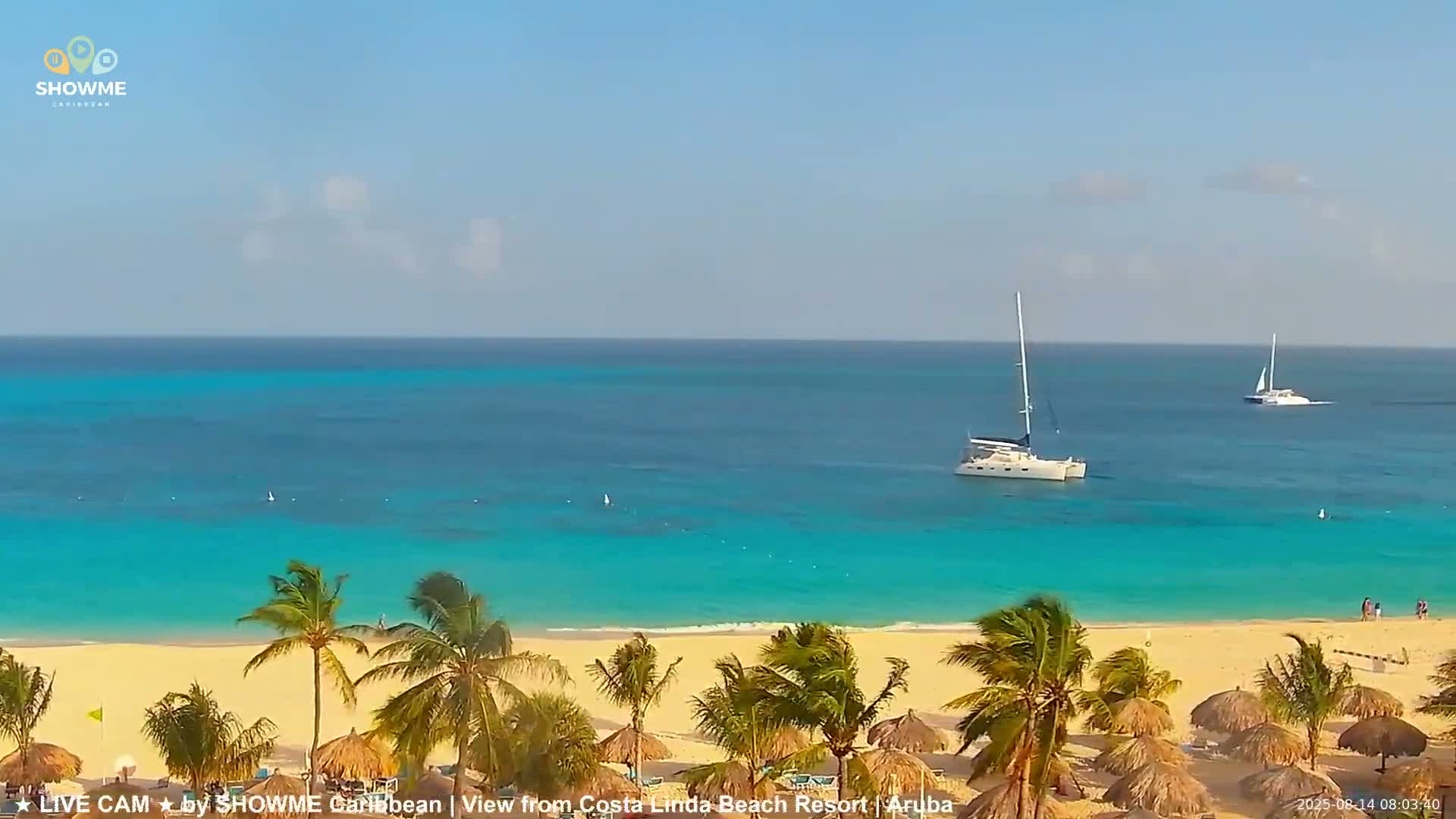 Carribean, Aruba Eagle Beach  Live Cam - Eagle Beach, Orenjstad West, Aruba, Netherland