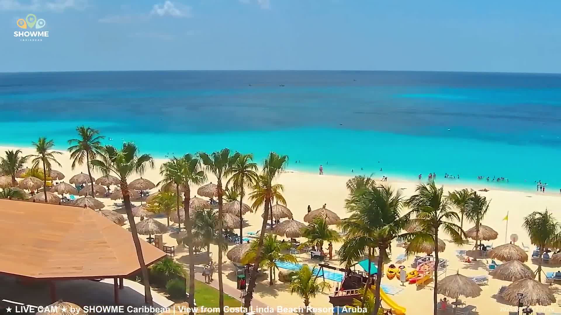 Carribean, Aruba Eagle Beach  Live Cam - Eagle Beach, Orenjstad West, Aruba, Netherland