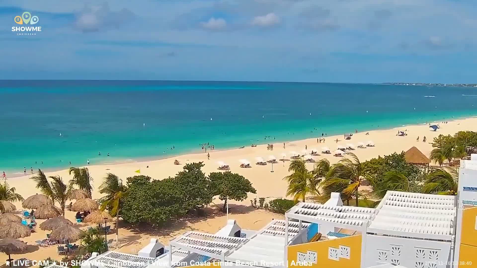 Carribean, Aruba Eagle Beach  Live Cam - Eagle Beach, Orenjstad West, Aruba, Netherland