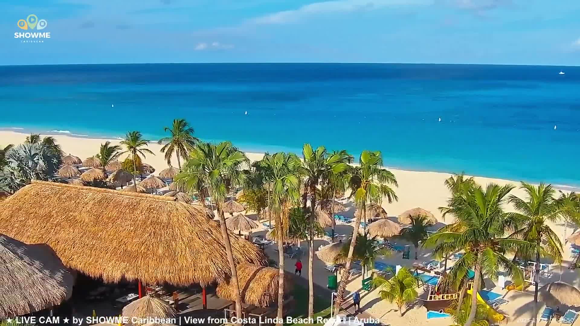 Carribean, Aruba Eagle Beach  Live Cam - Eagle Beach, Orenjstad West, Aruba, Netherland